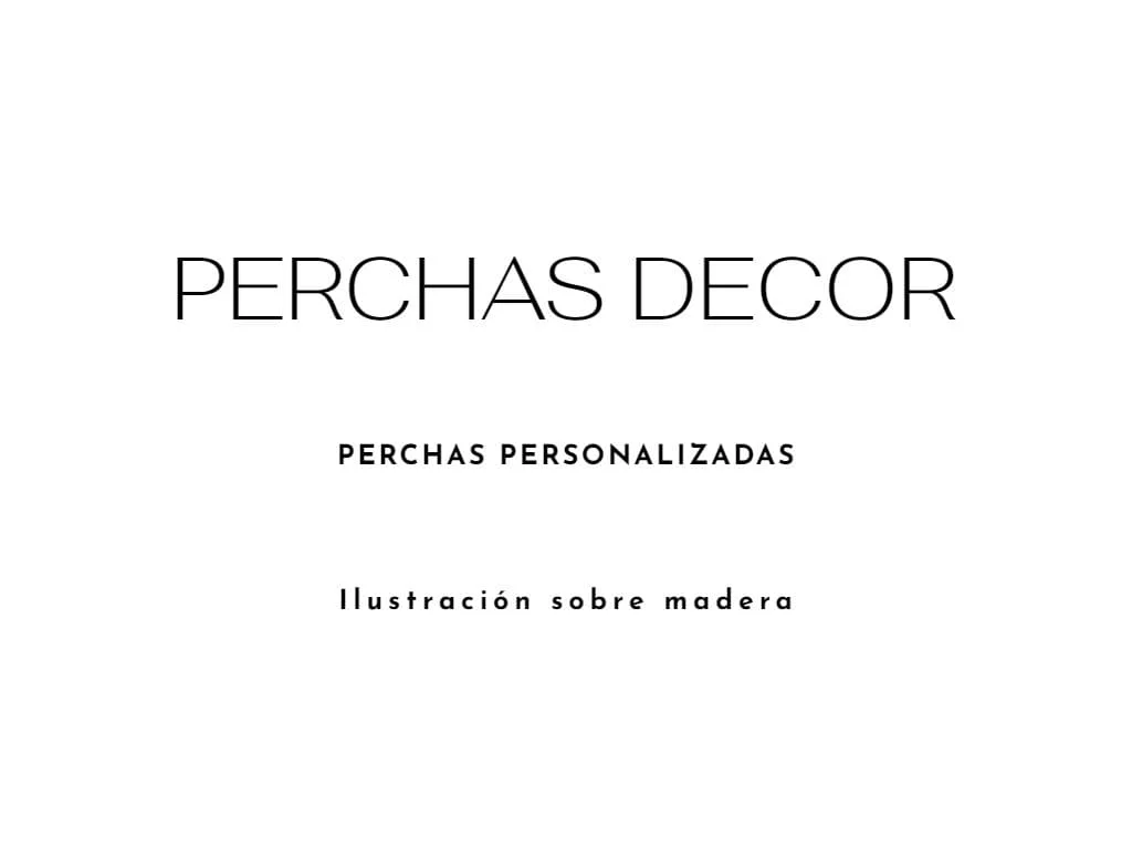 Perchas Decor