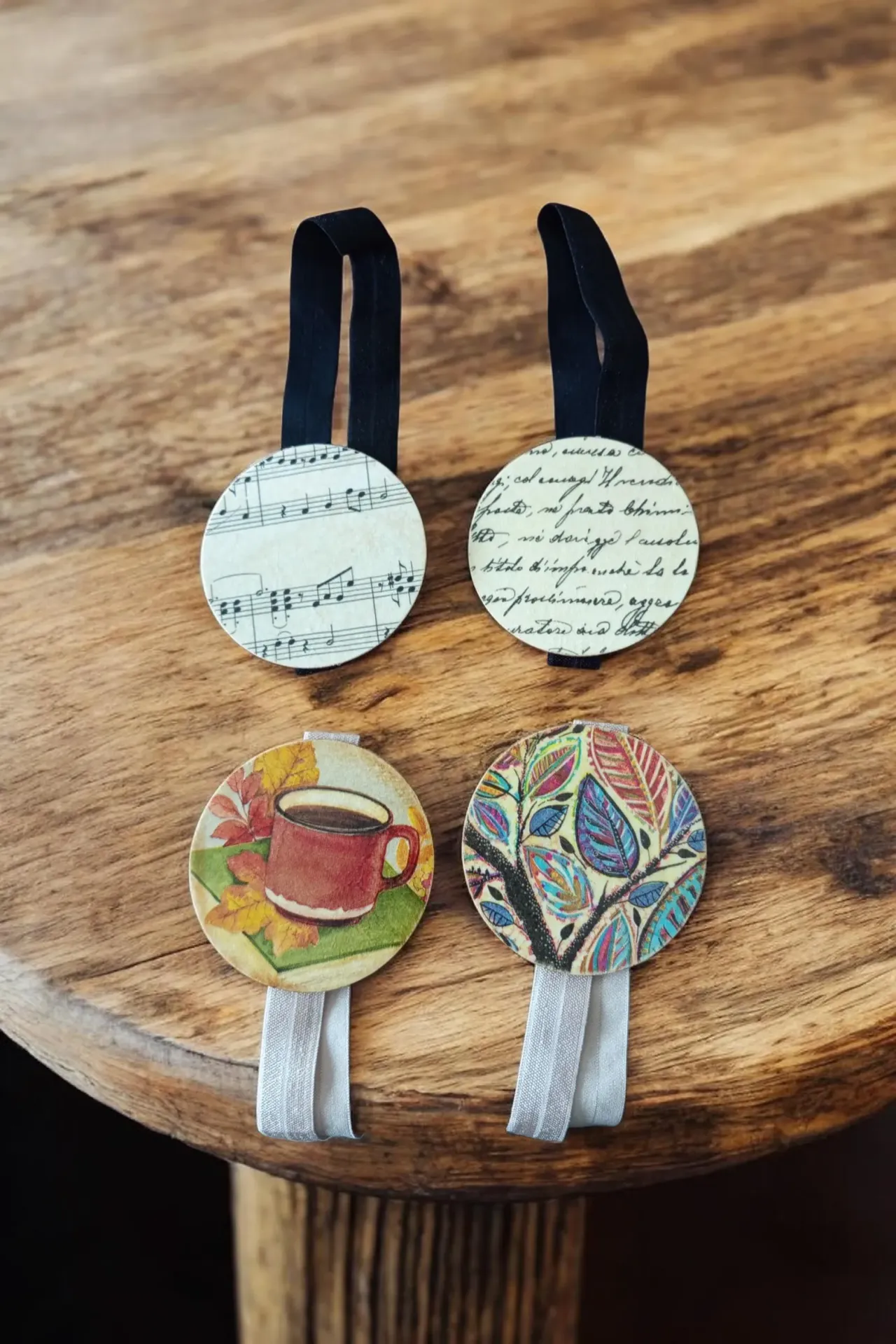 4 Marcapáginas artesanales