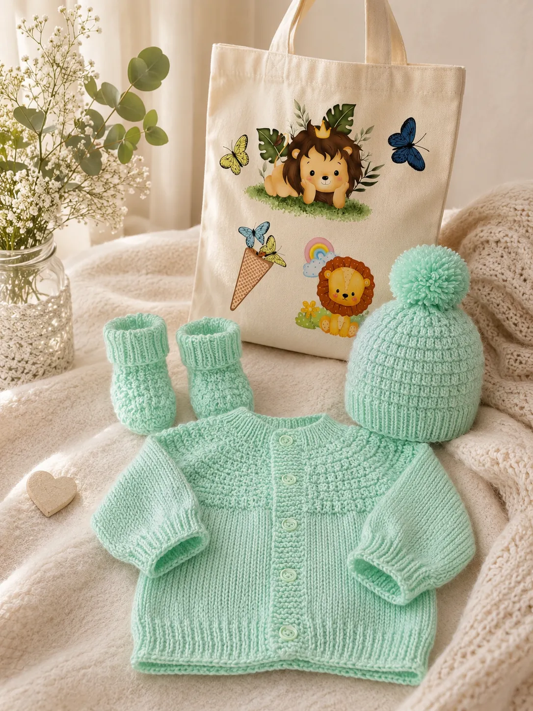 Handmade baby knits (Prendas de punto para bebé hechas a mano) - Imagen 2