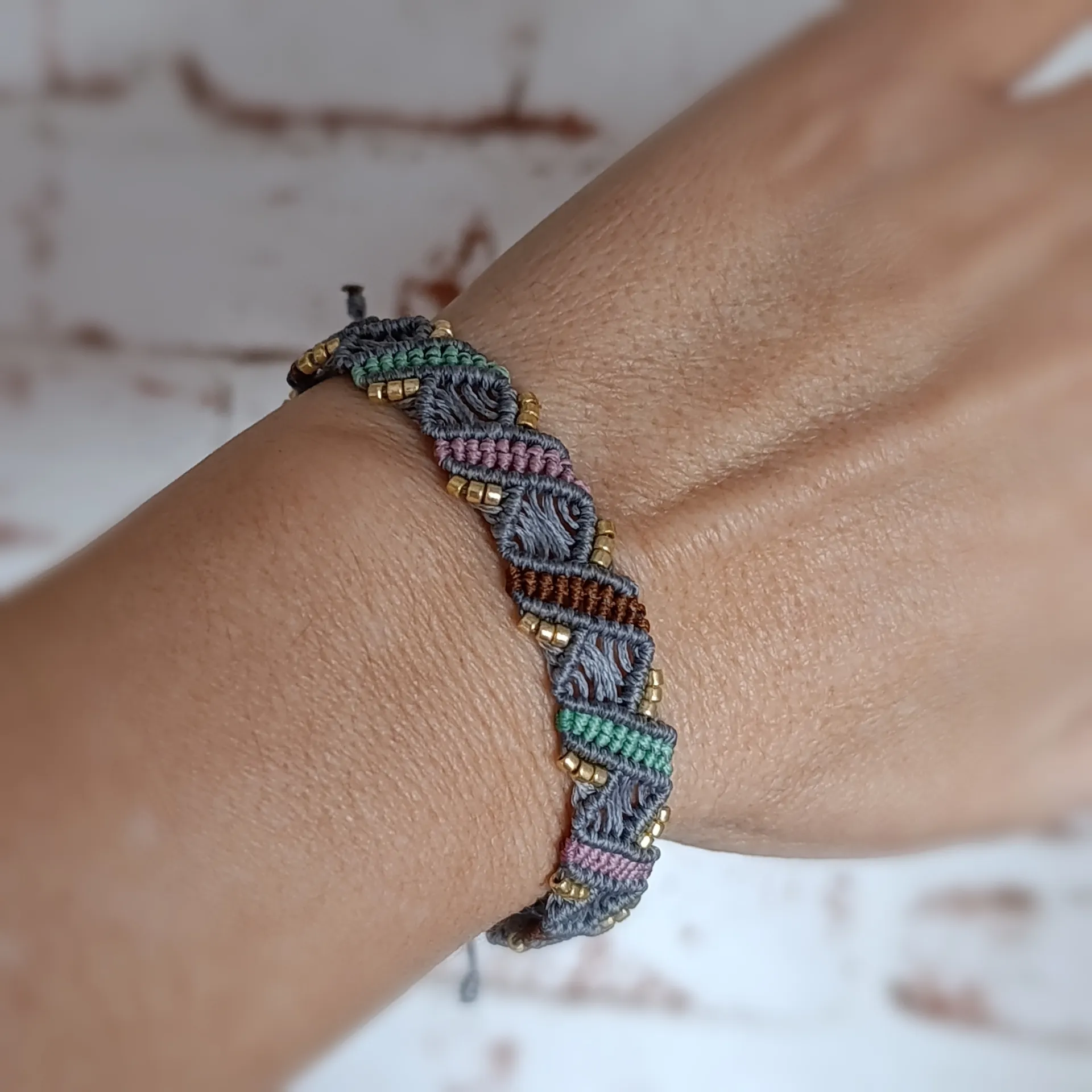 Pulsera de macramé  - Imagen 2