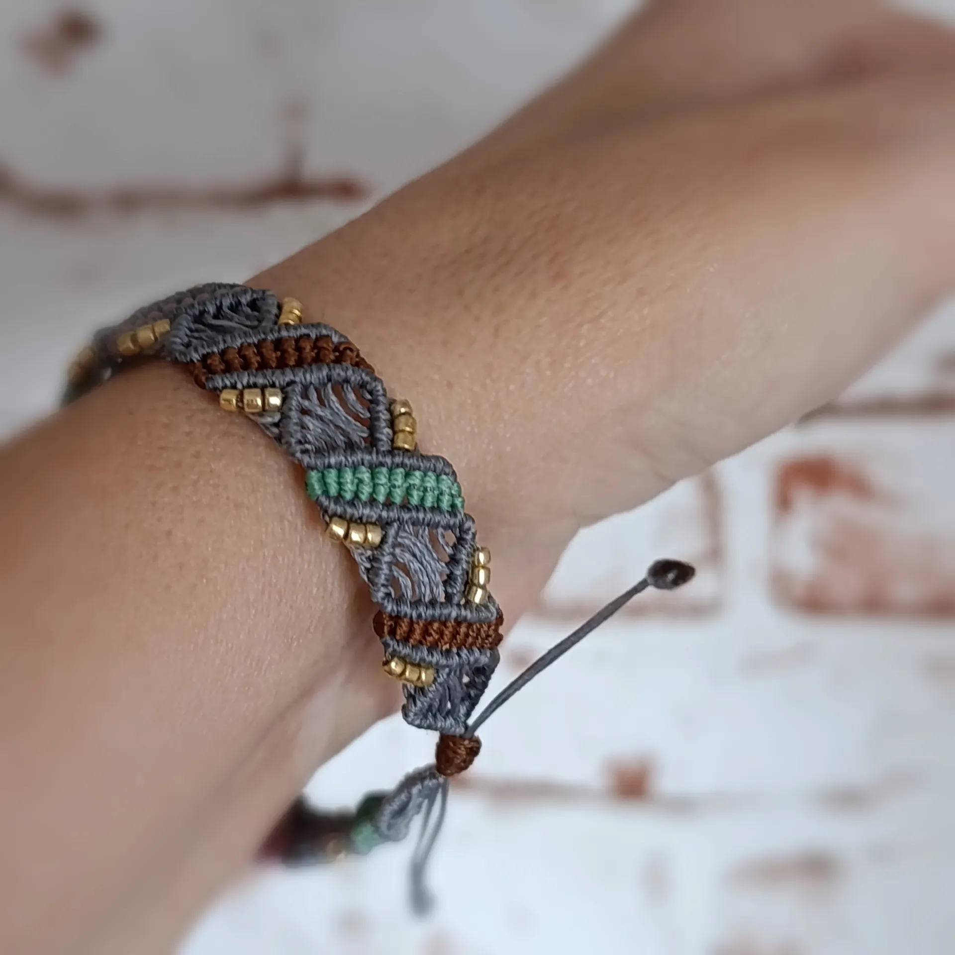 Pulsera de macramé  - Imagen 3