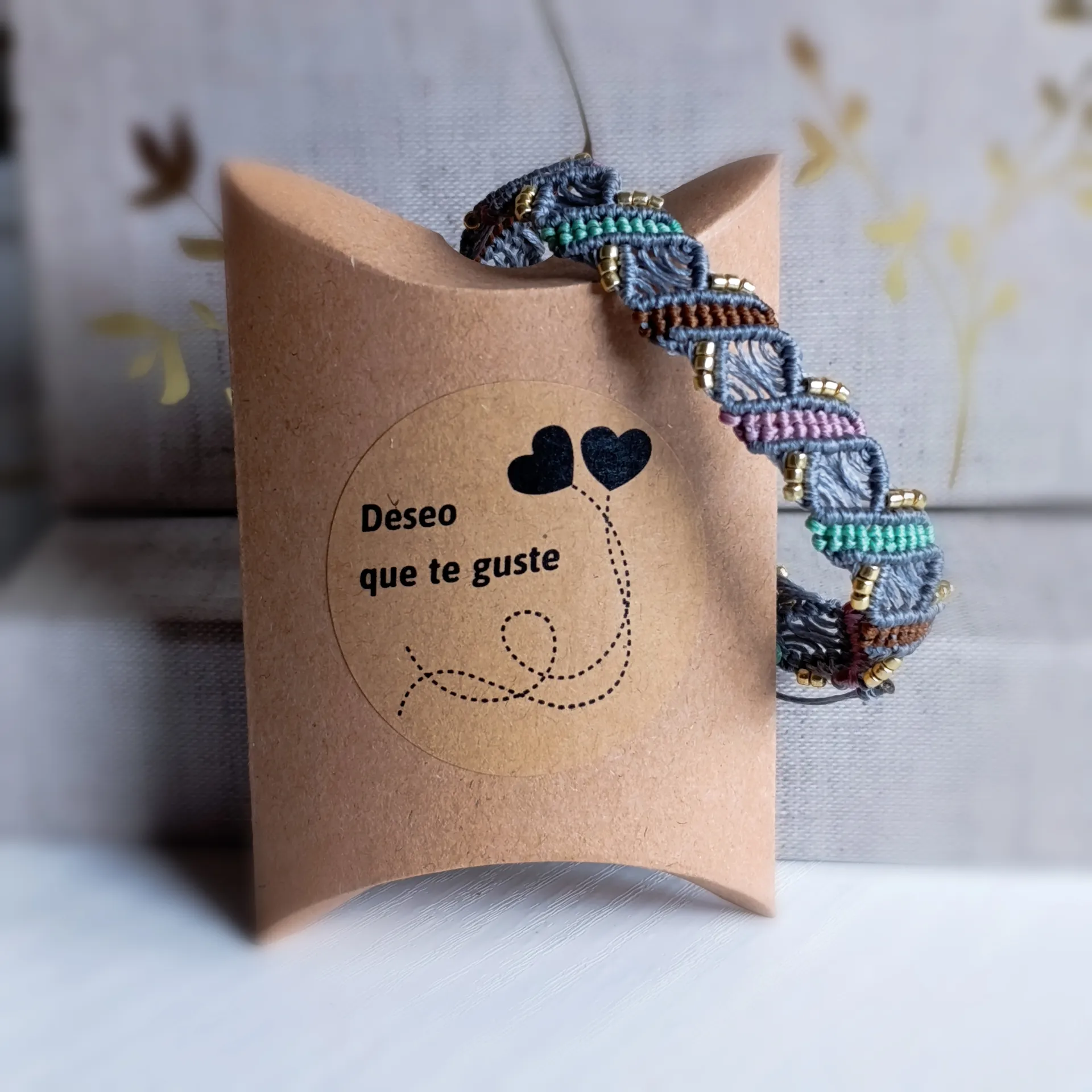 Pulsera de macramé 