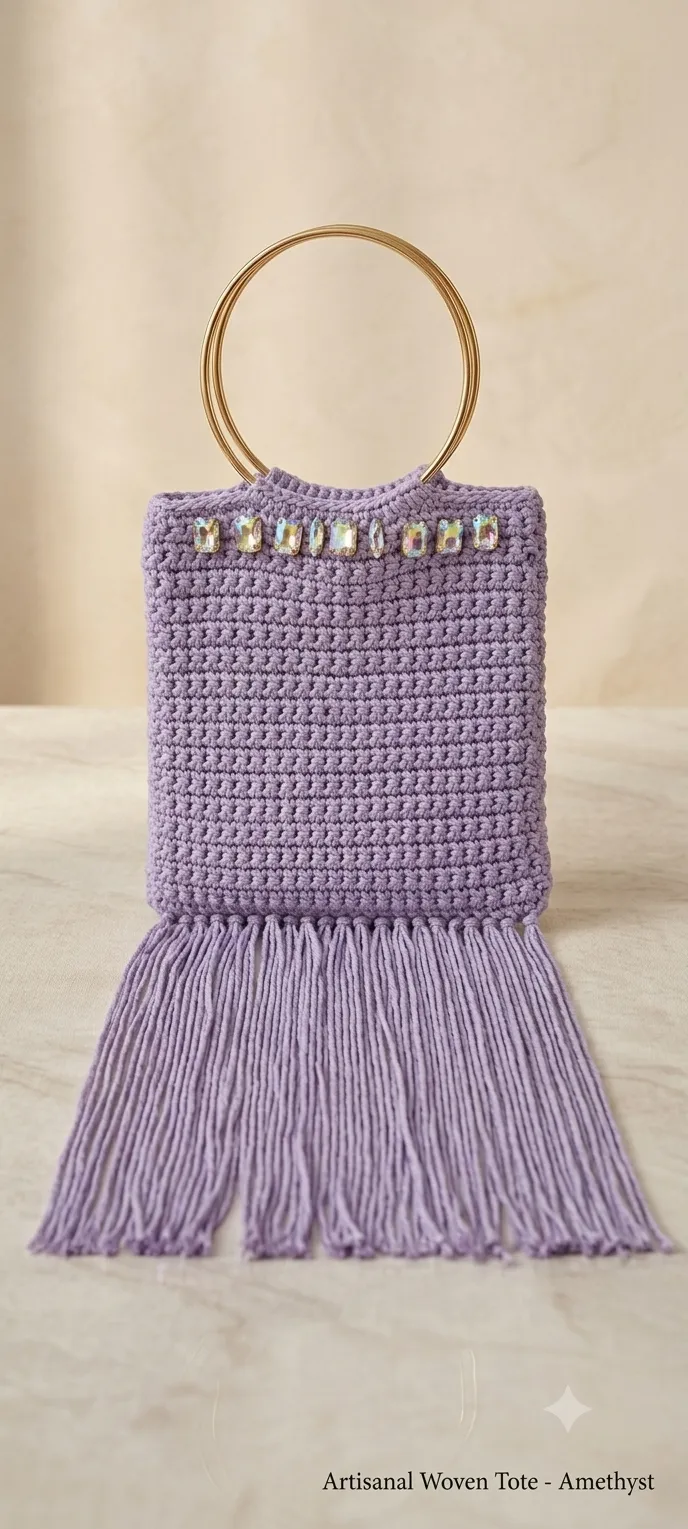 Bolso crochet amatista