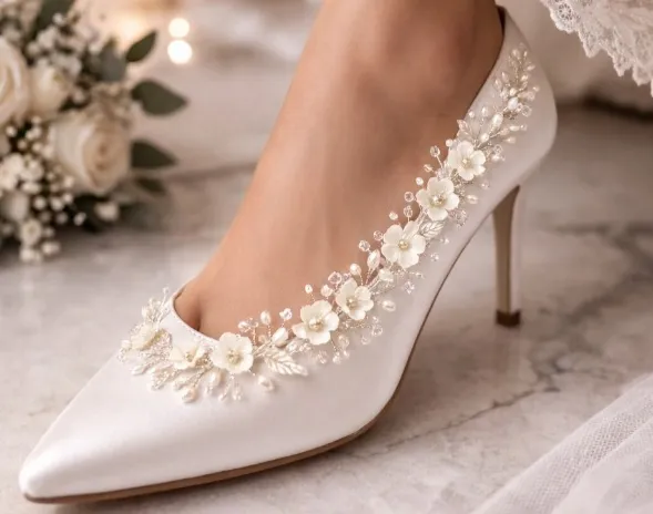 Adornos para zapato novia