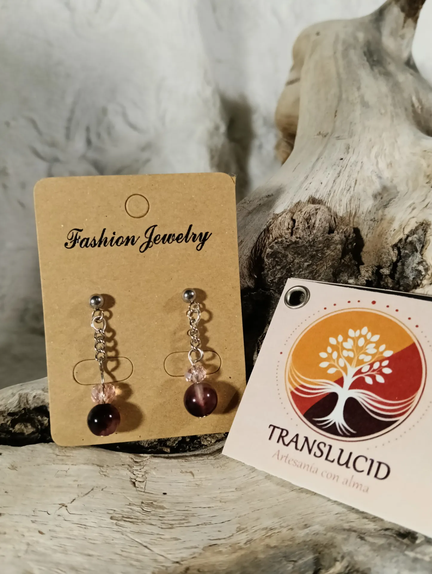 Pendientes granate - Imagen 4