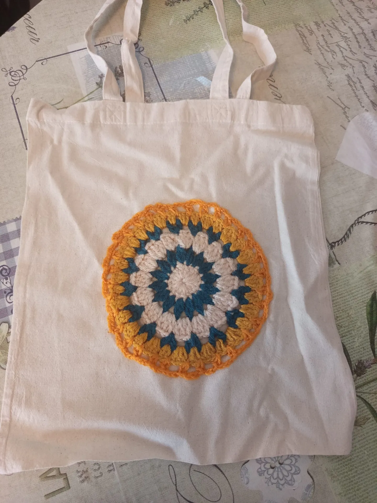 Totebags hechas a mano en crochet