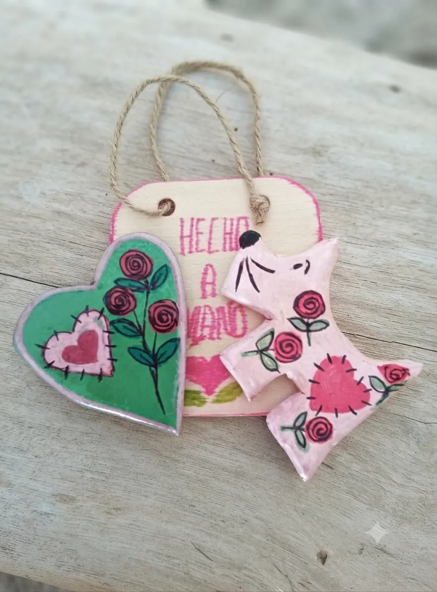 Pack de 2 Imanes Artesanales "Angie Pets" - Imagen 2