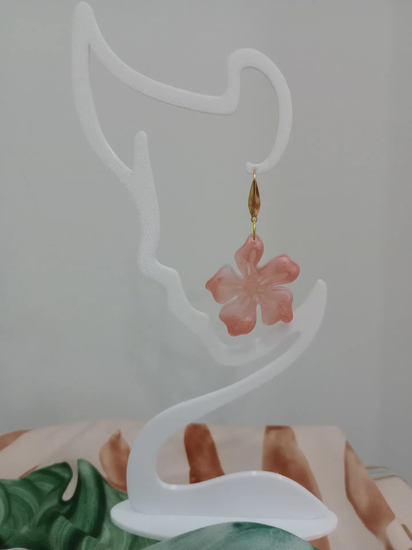 Pendientes flores