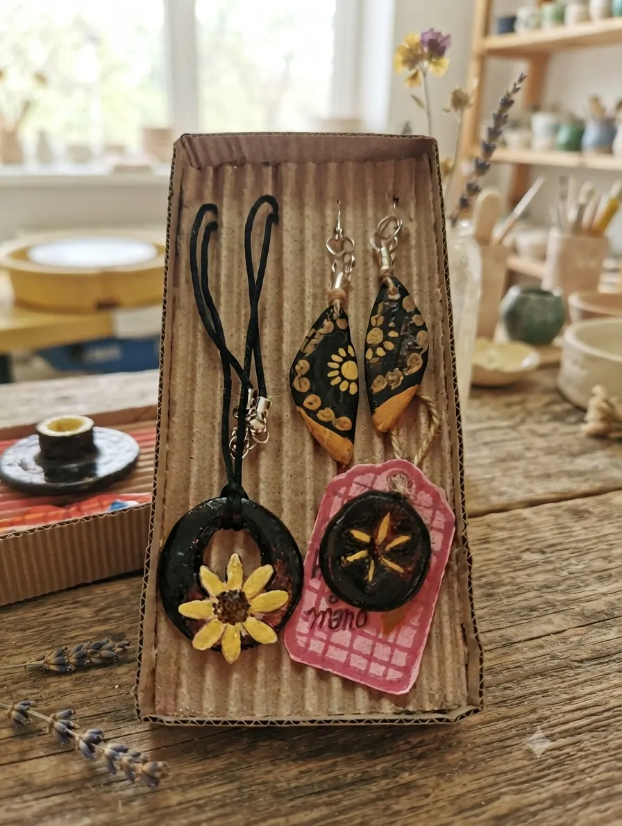 Caja Regalo "Esencia Artesanal" – Set de Colgante y Detalles Únicos