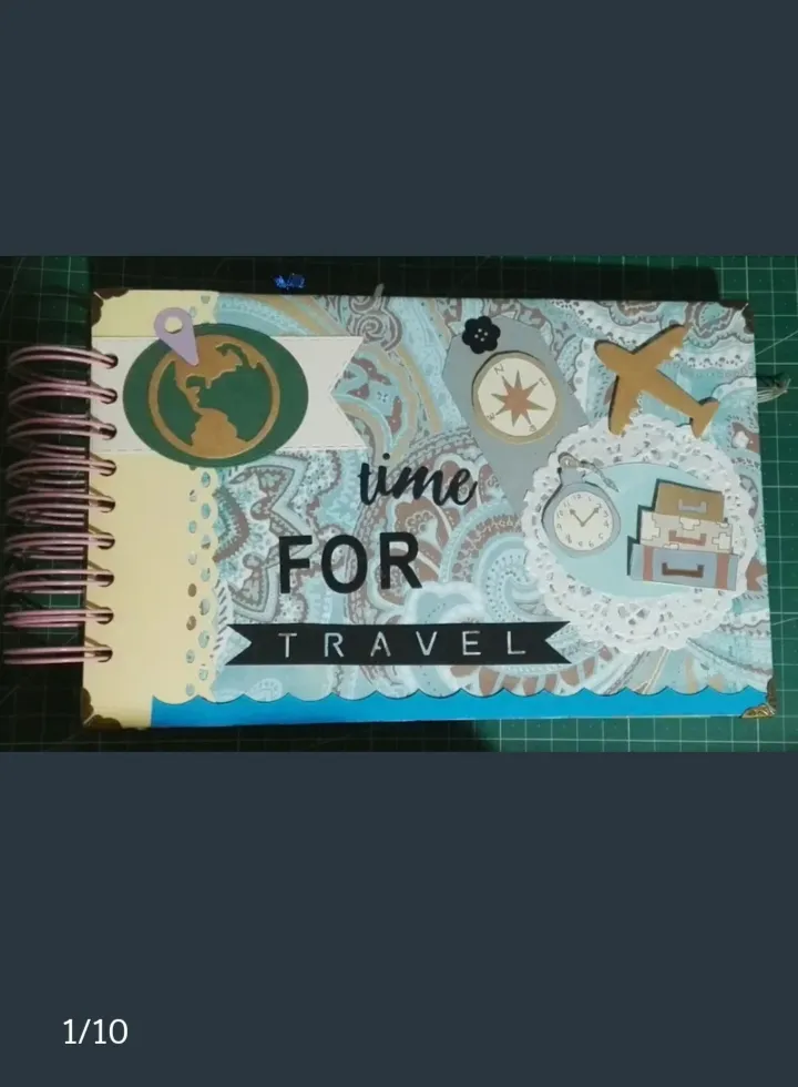Álbum de fotos scrapbook
