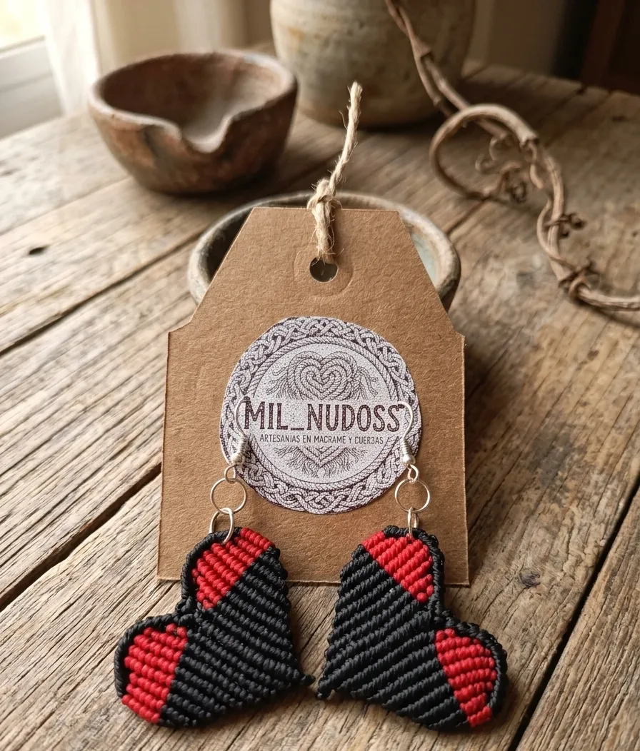 Aretes corazón - Imagen 4
