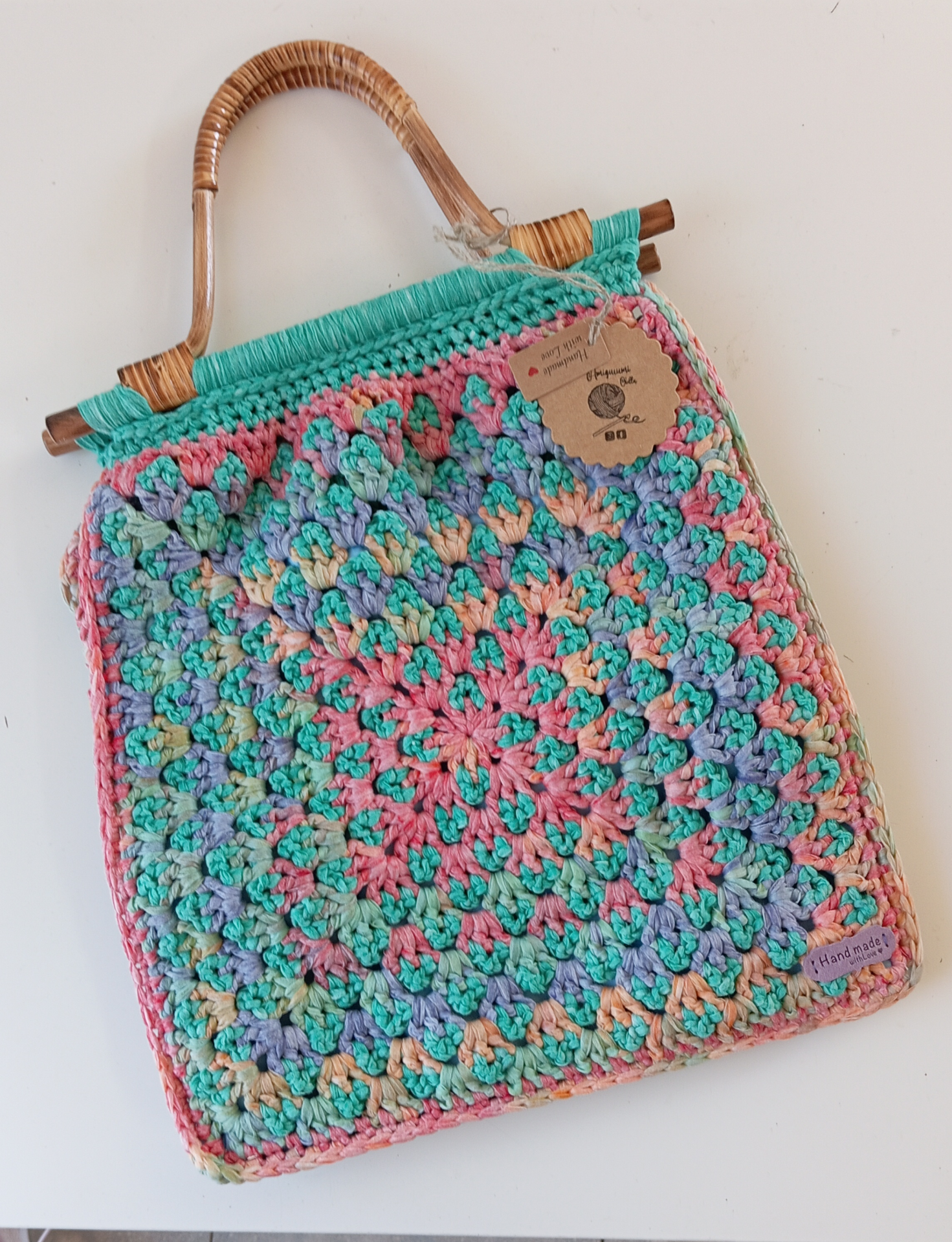 Bolso tejido Tote Bang