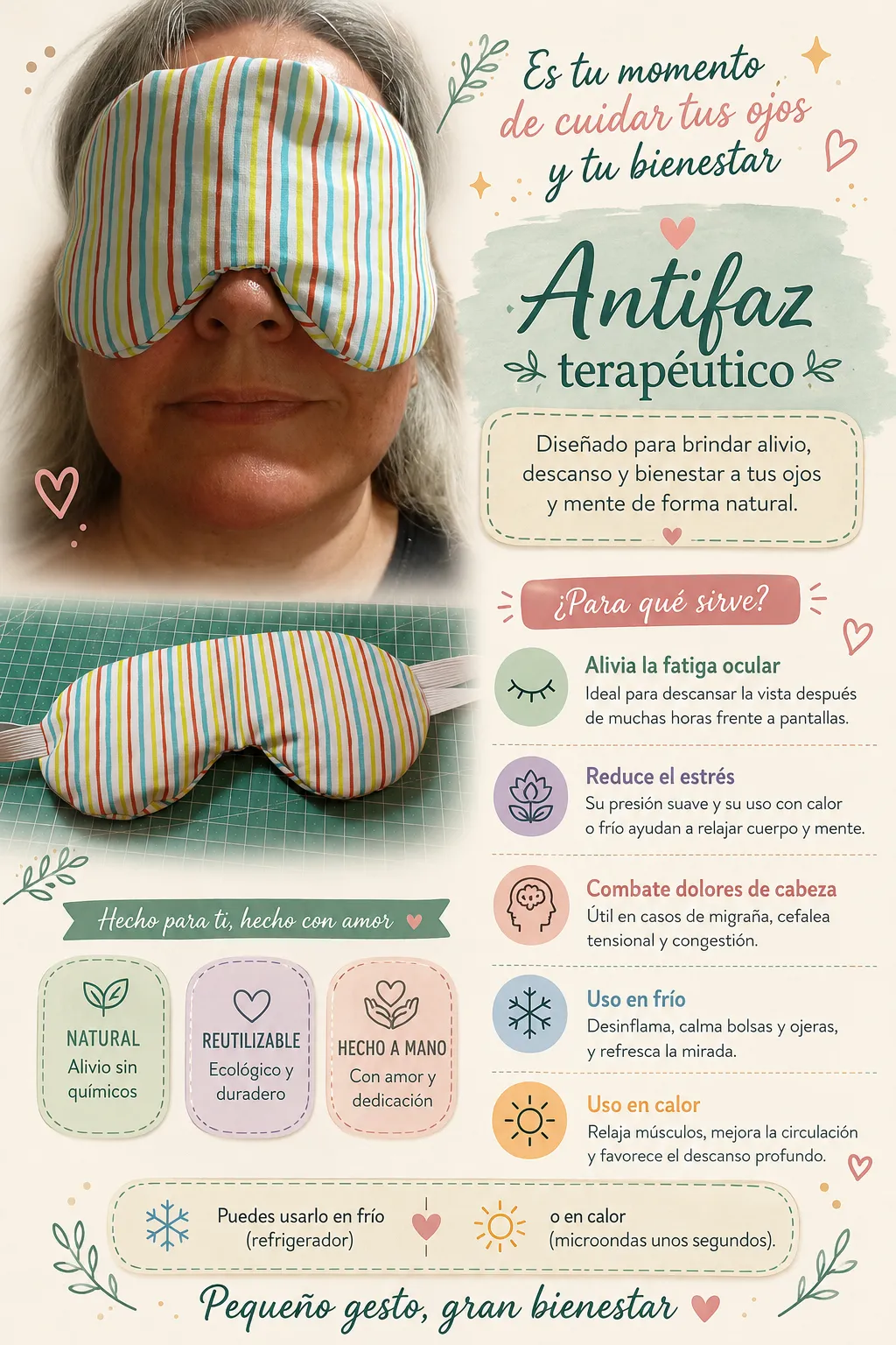 Antifaz terapéutico