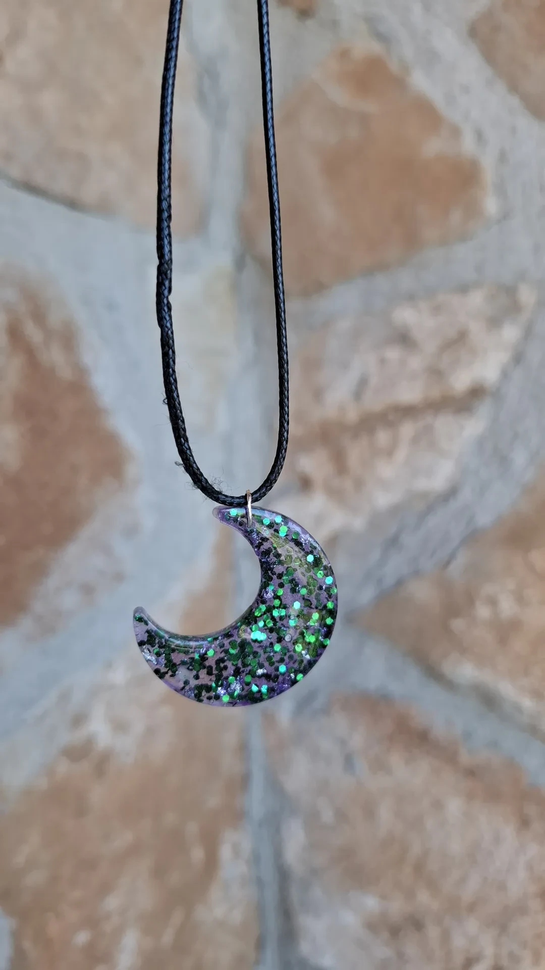 Conjunto de pendientes de estrellas y colgante de luna - Imagen 3