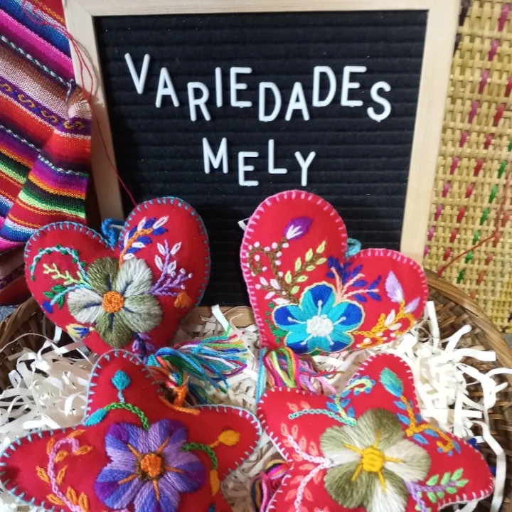 Llaveros corazón grande en diversos colores de fondo - Imagen 4