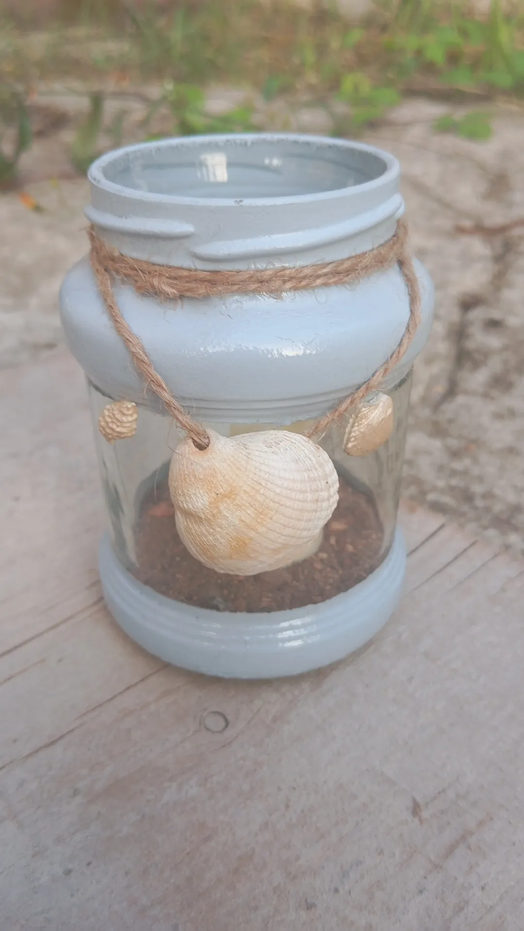 Porta velas marino
