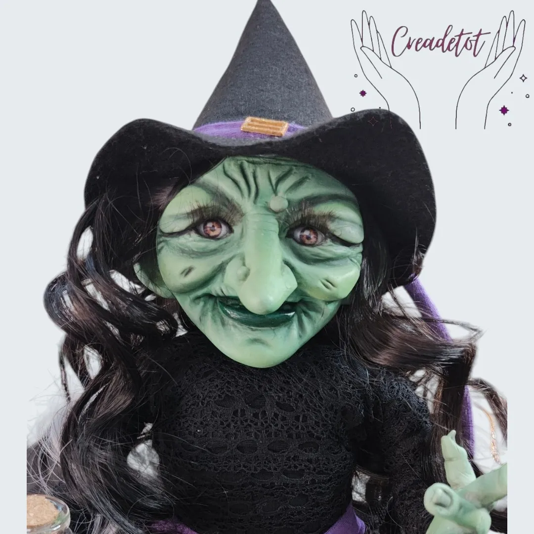 Bruja articulada inspirada en la bruja del oeste - Imagen 2