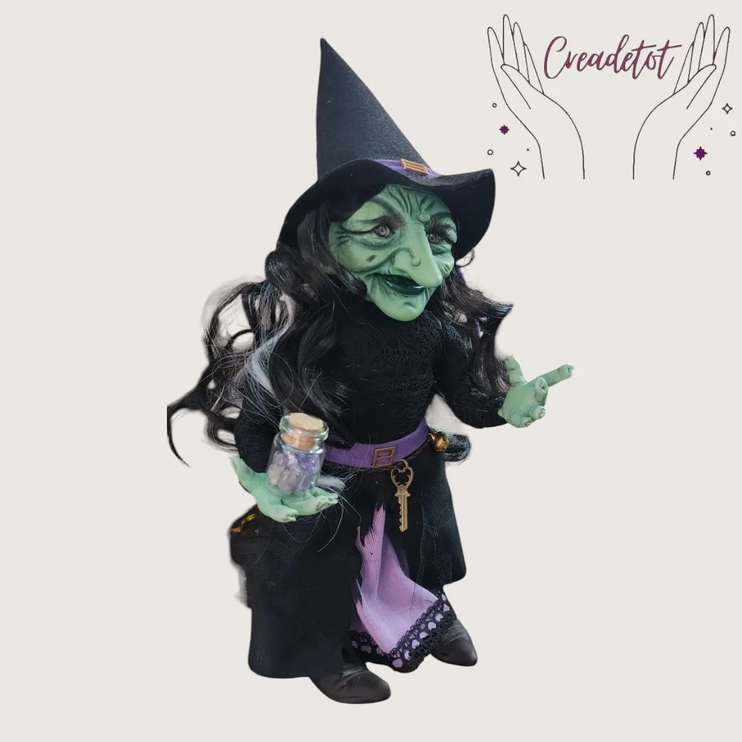 Bruja articulada inspirada en la bruja del oeste - Imagen 3