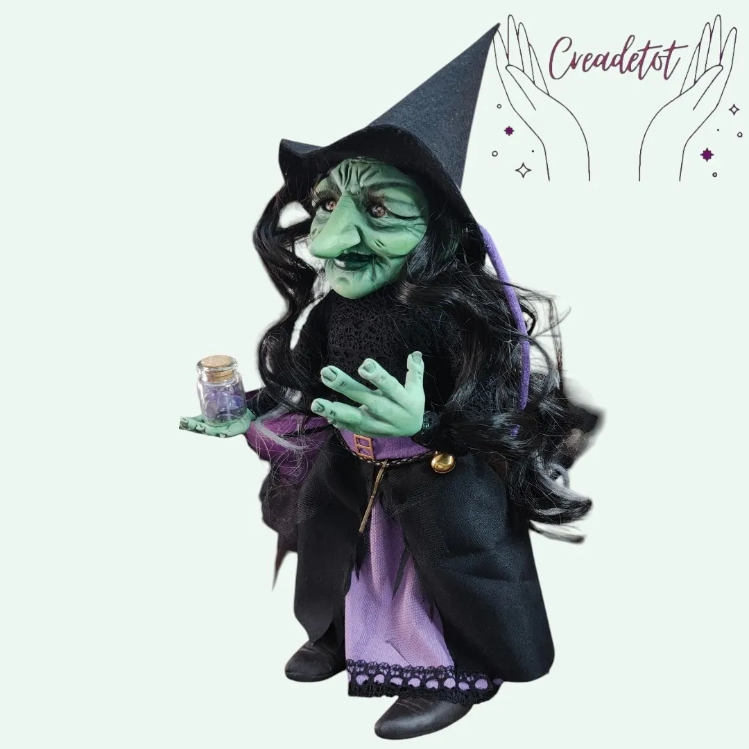 Bruja articulada inspirada en la bruja del oeste - Imagen 4