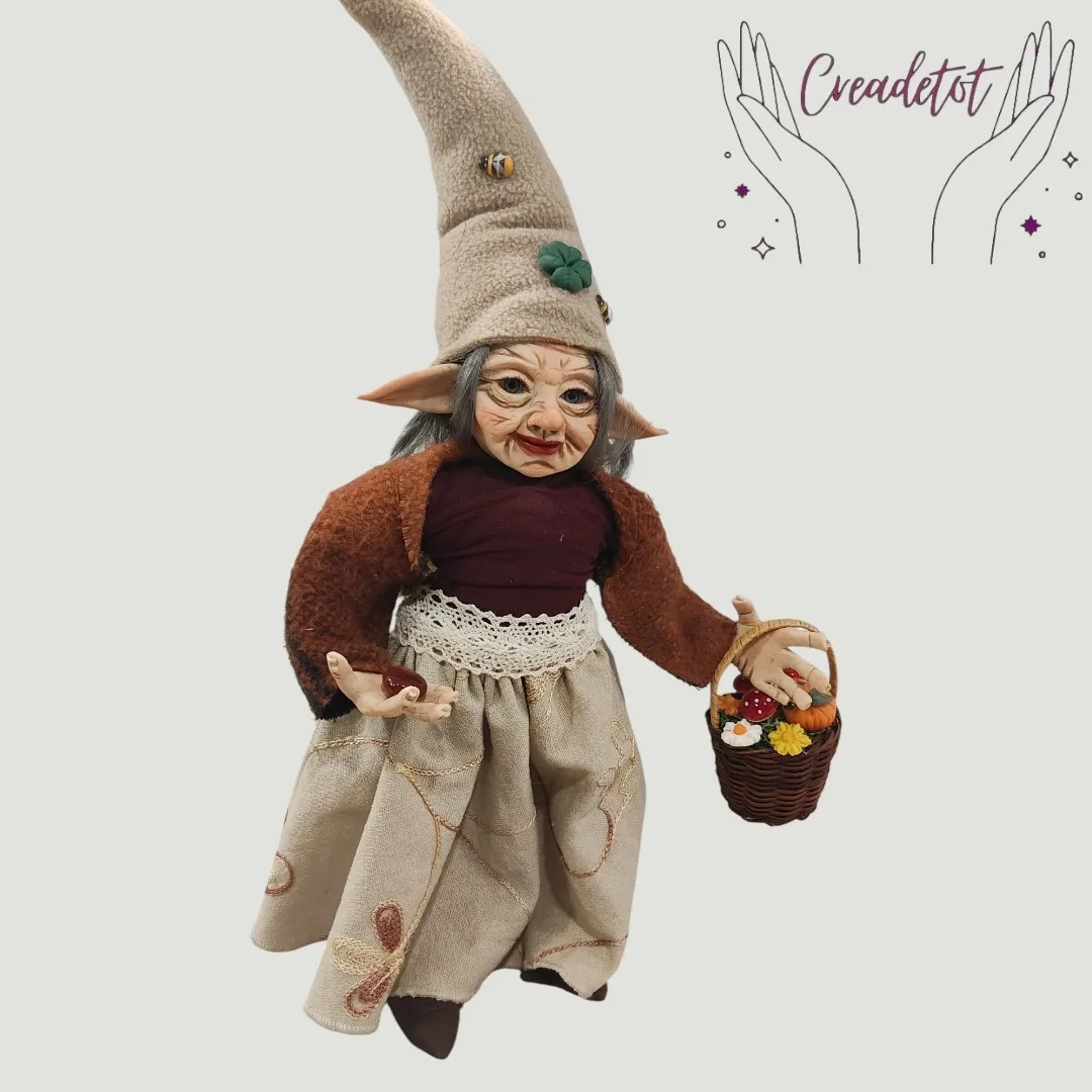 Duende anciana de la abundancia articulada - Imagen 2