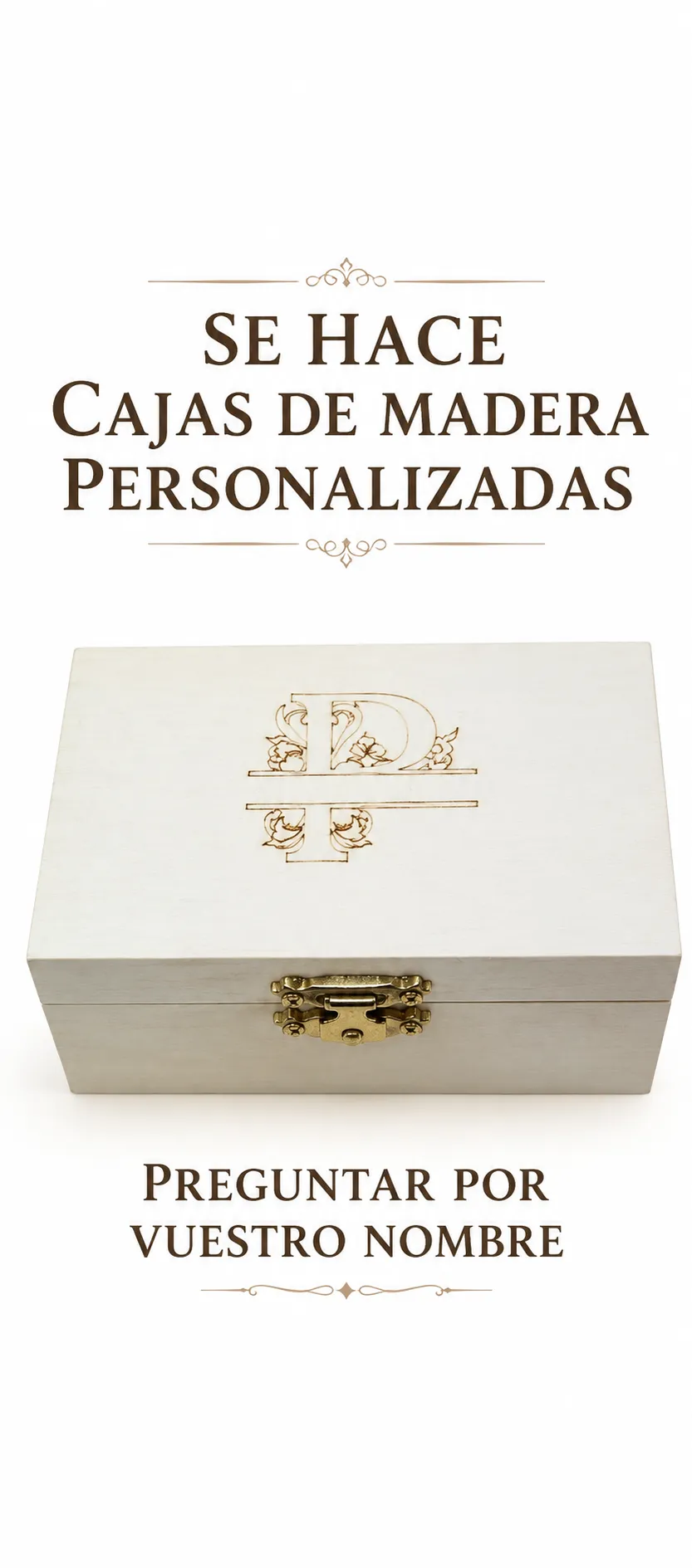 Cajas de madera personalizadas
