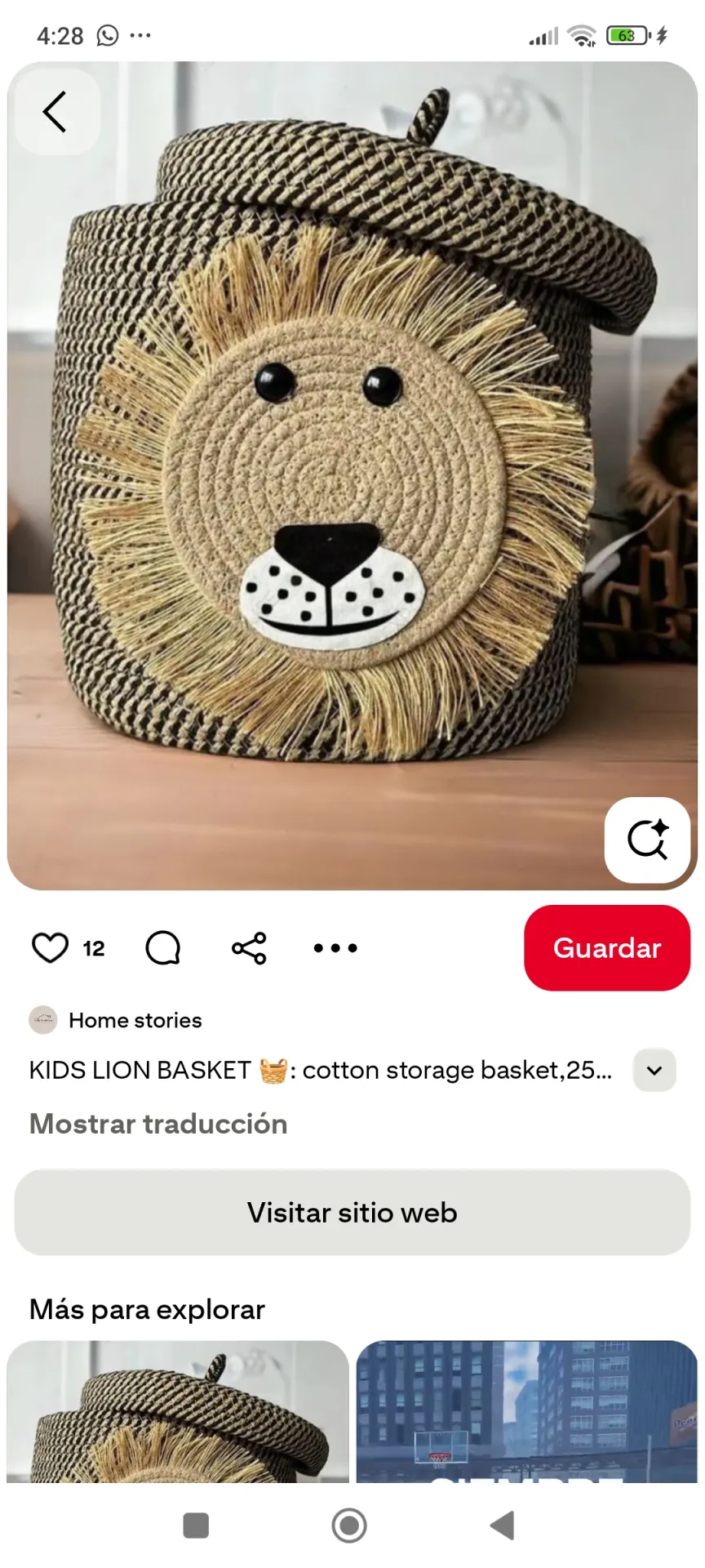 Cestas para juguetes