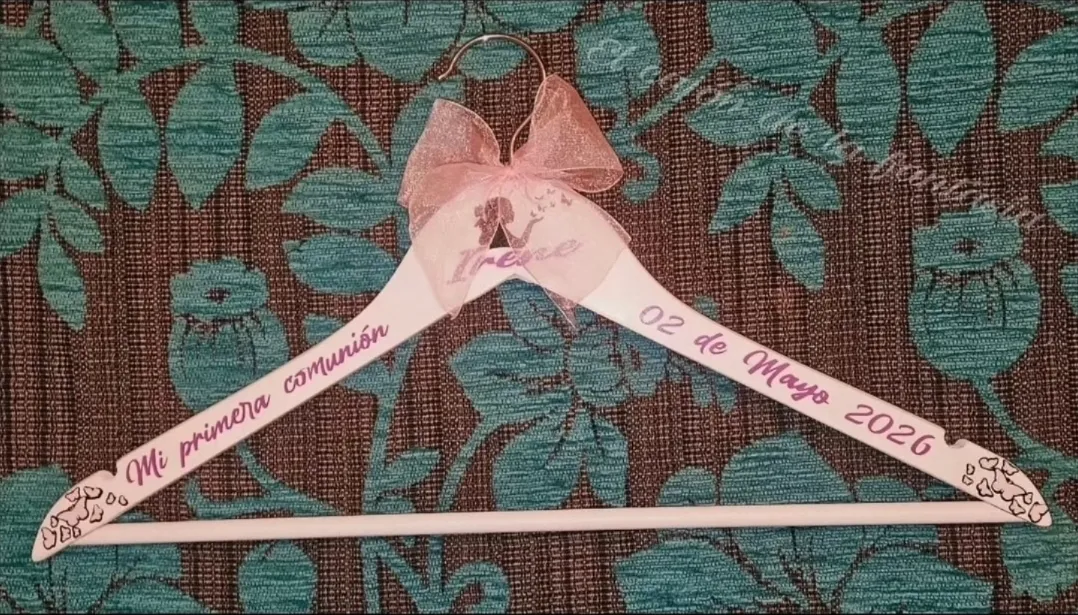 Percha personalizada 1° Comunión 