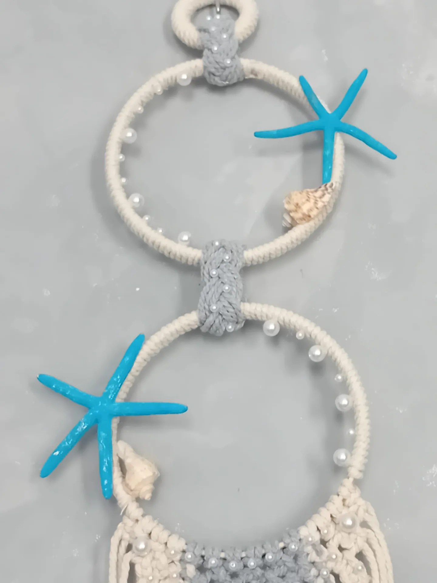 Tapiz de macramé, estilo mediterráneo  - Imagen 2