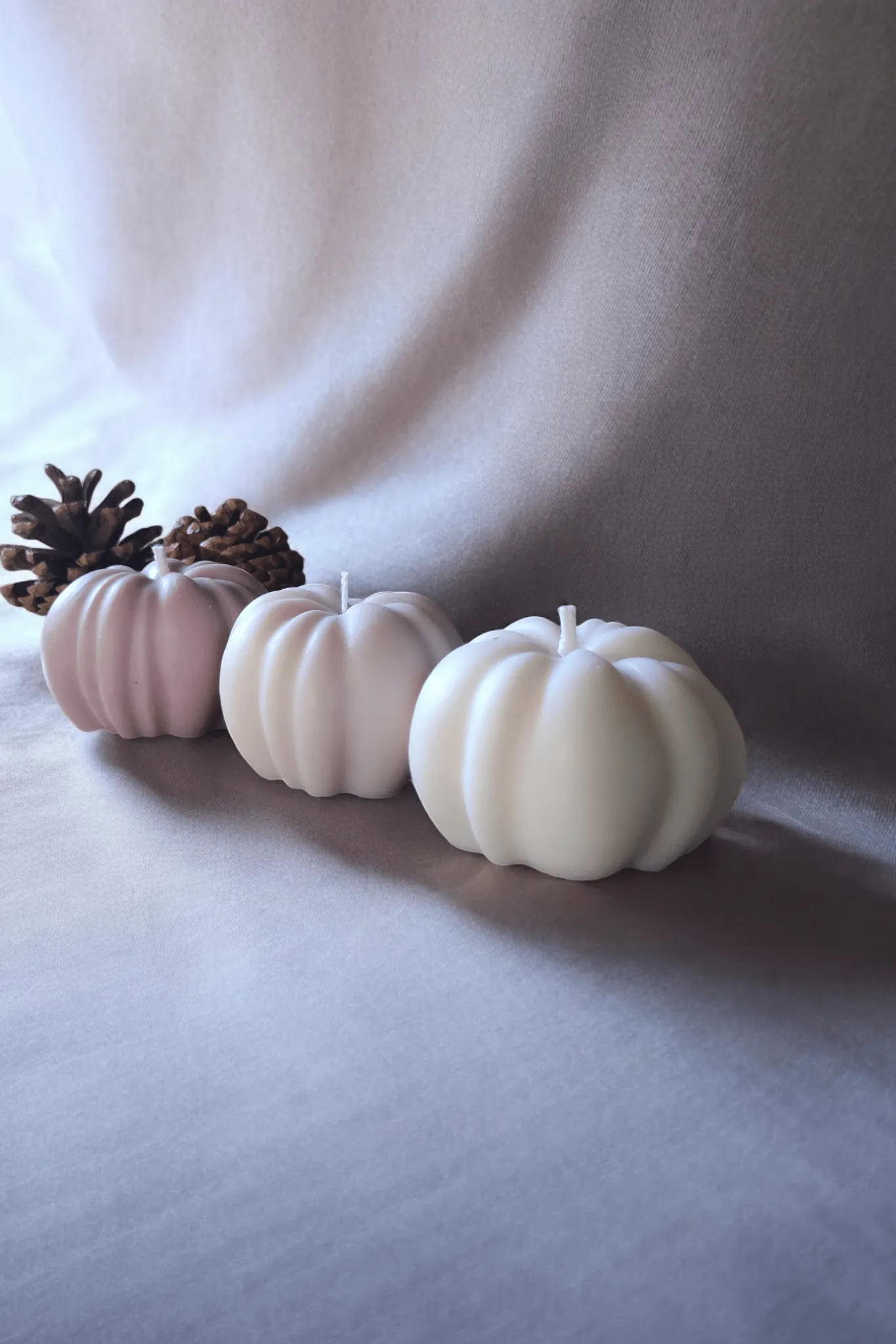 Velas de soja decorativas con forma de Calabaza