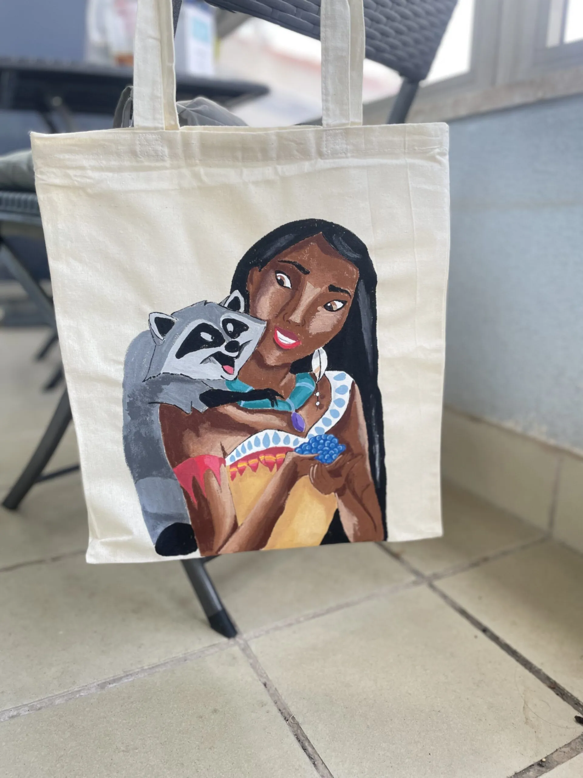 Totebag pintada a mano