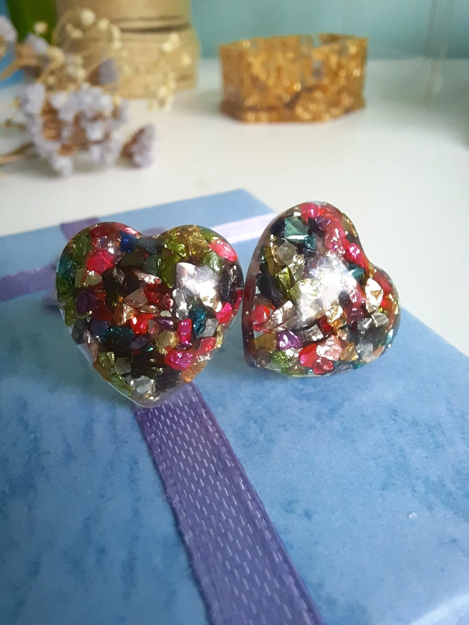 Pendientes Destellos de piedra