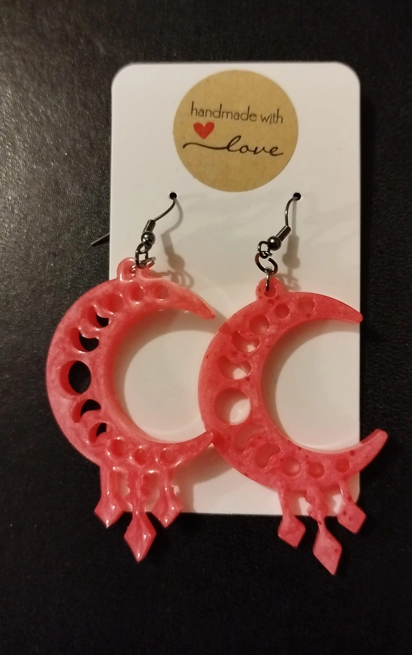 Pendientes resina epoxi