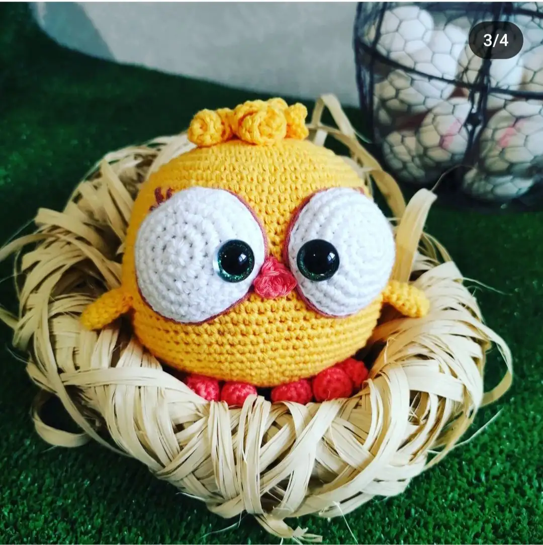 Pollito crochet  - Imagen 3