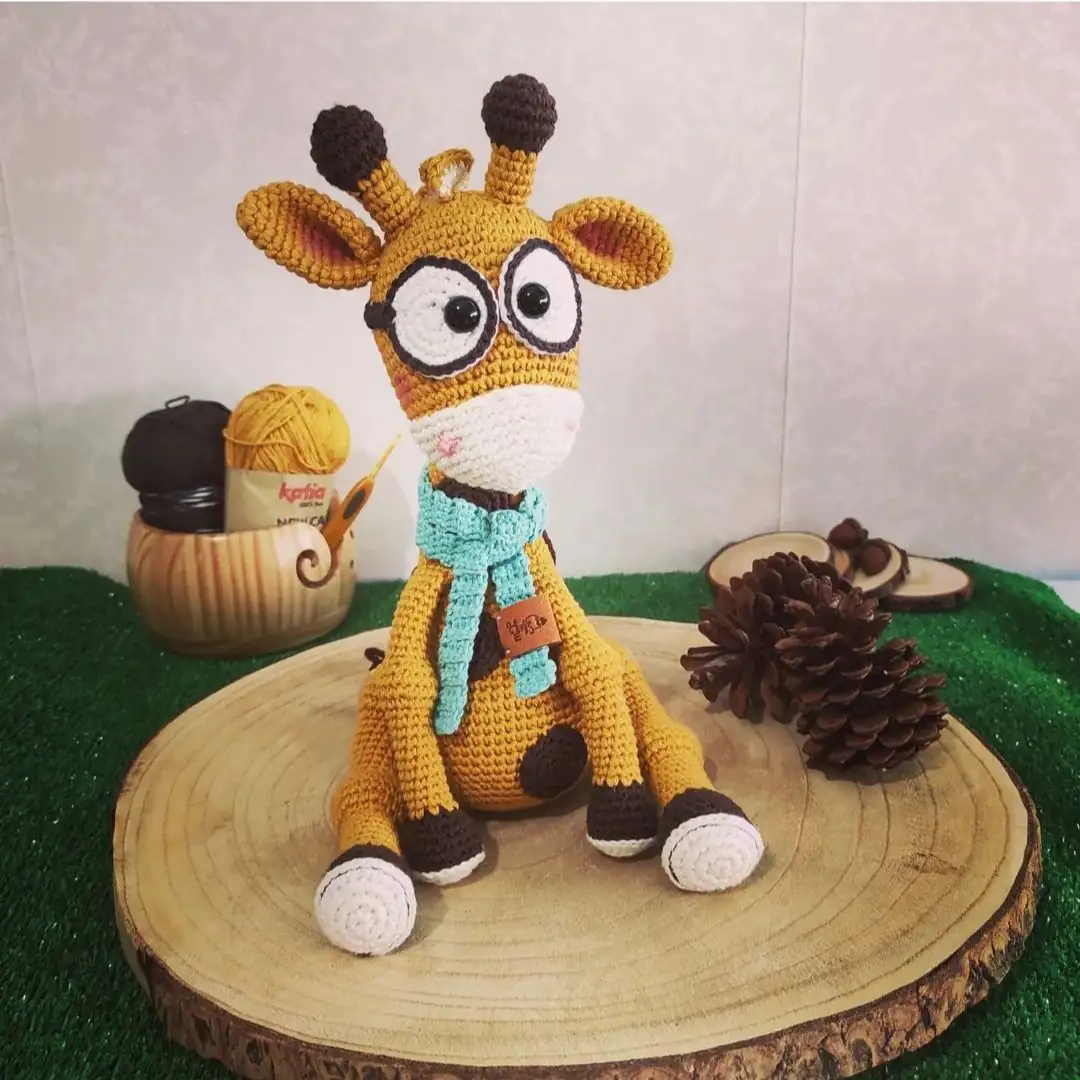 Jirafa crochet 