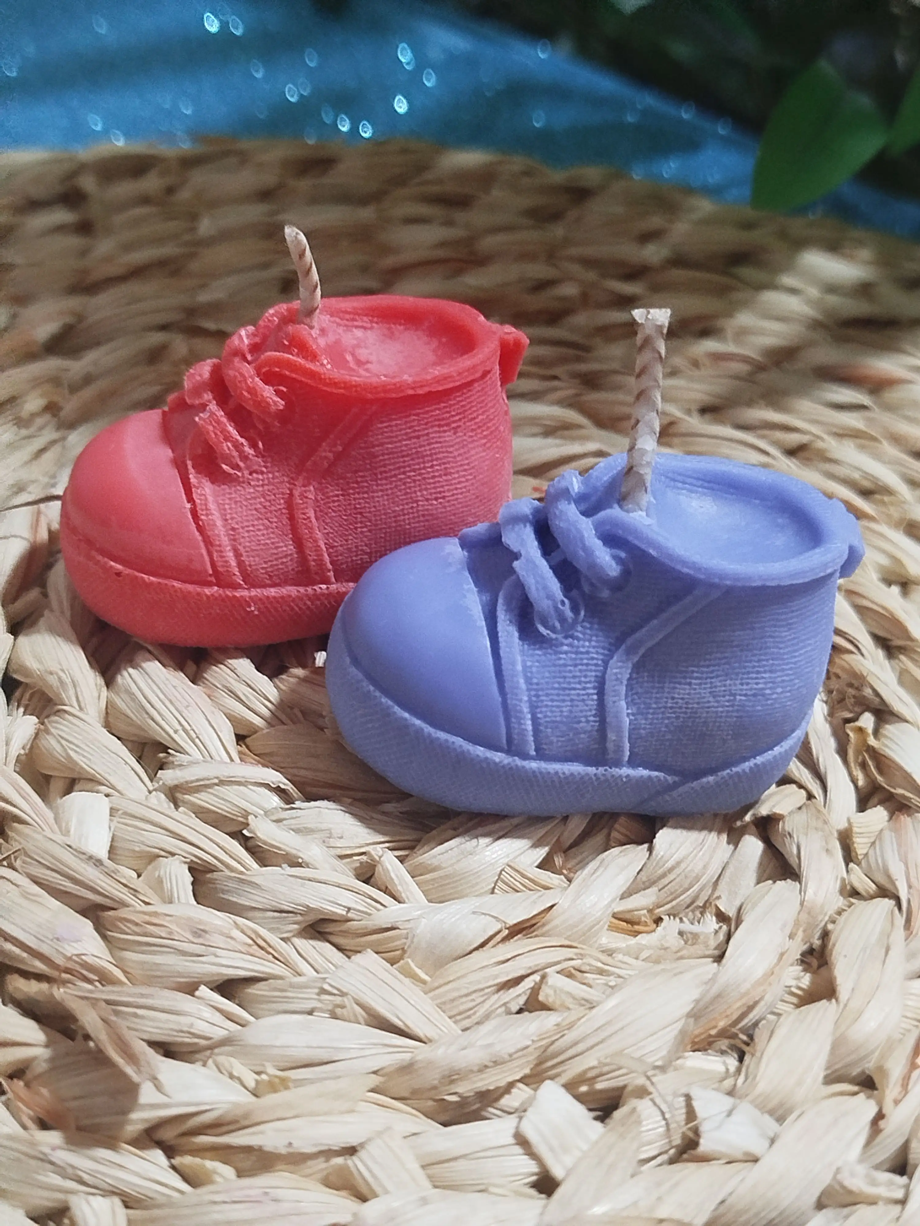 Velas de soja en forma de Zapatitos 