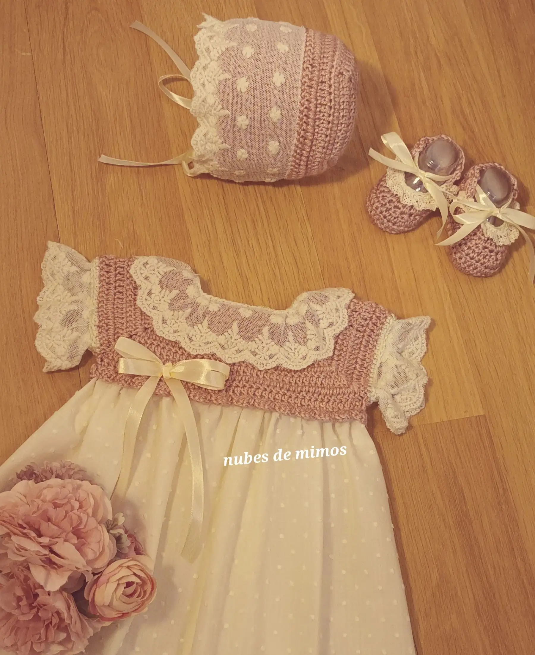 Faldon para bebe 3 piezas - Imagen 2