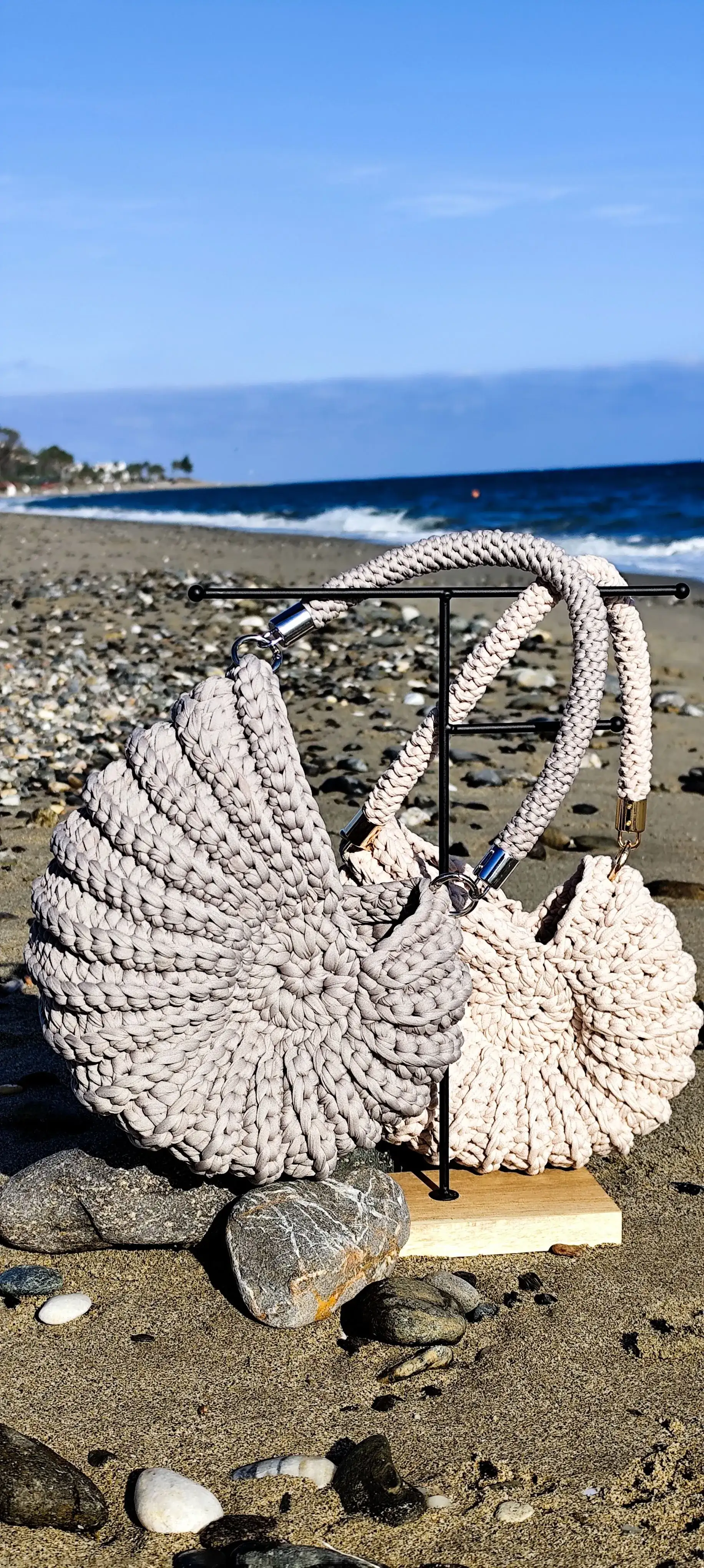 Bolso Crochet Caracola