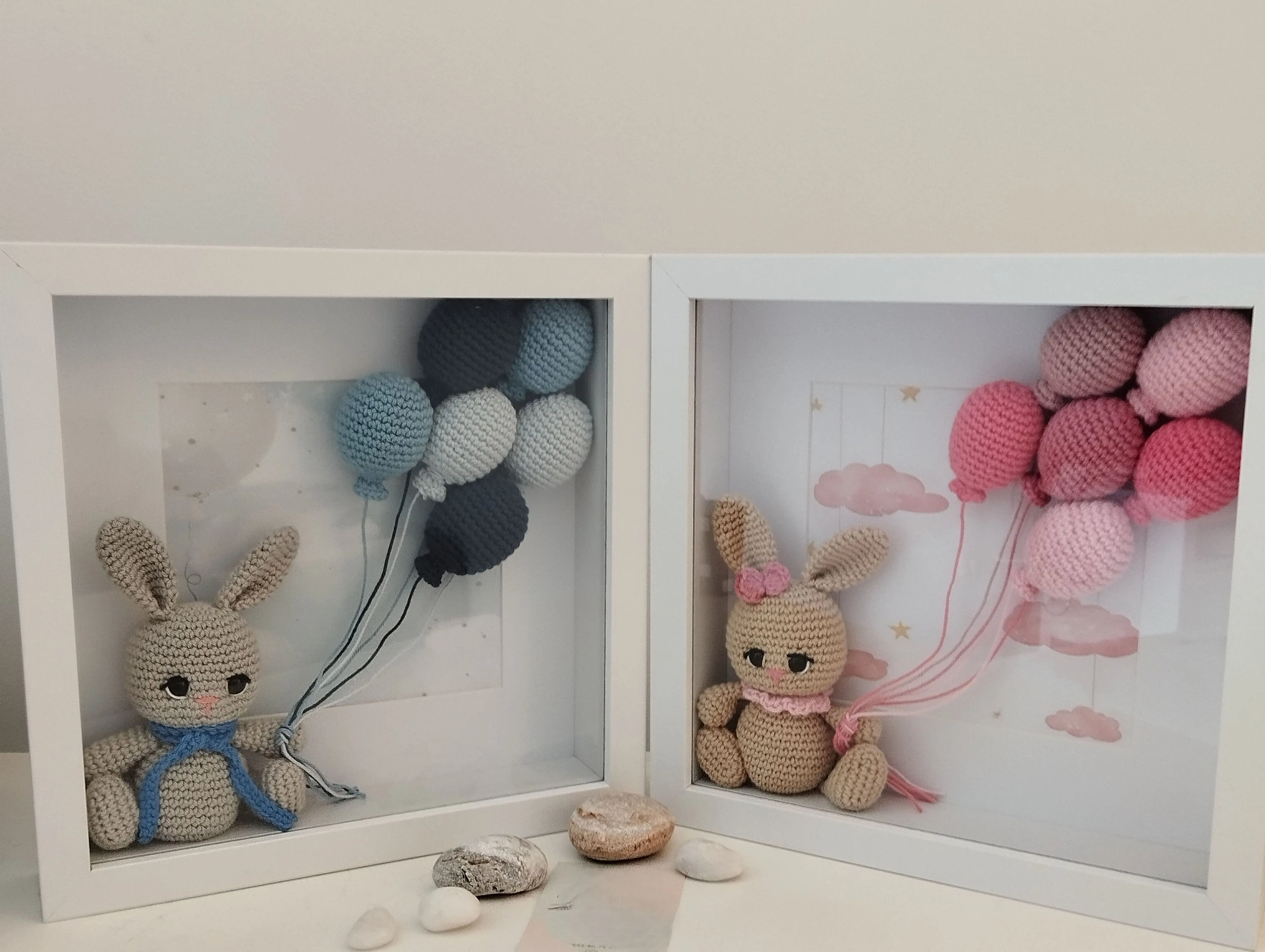 Cuadros conejito con globos