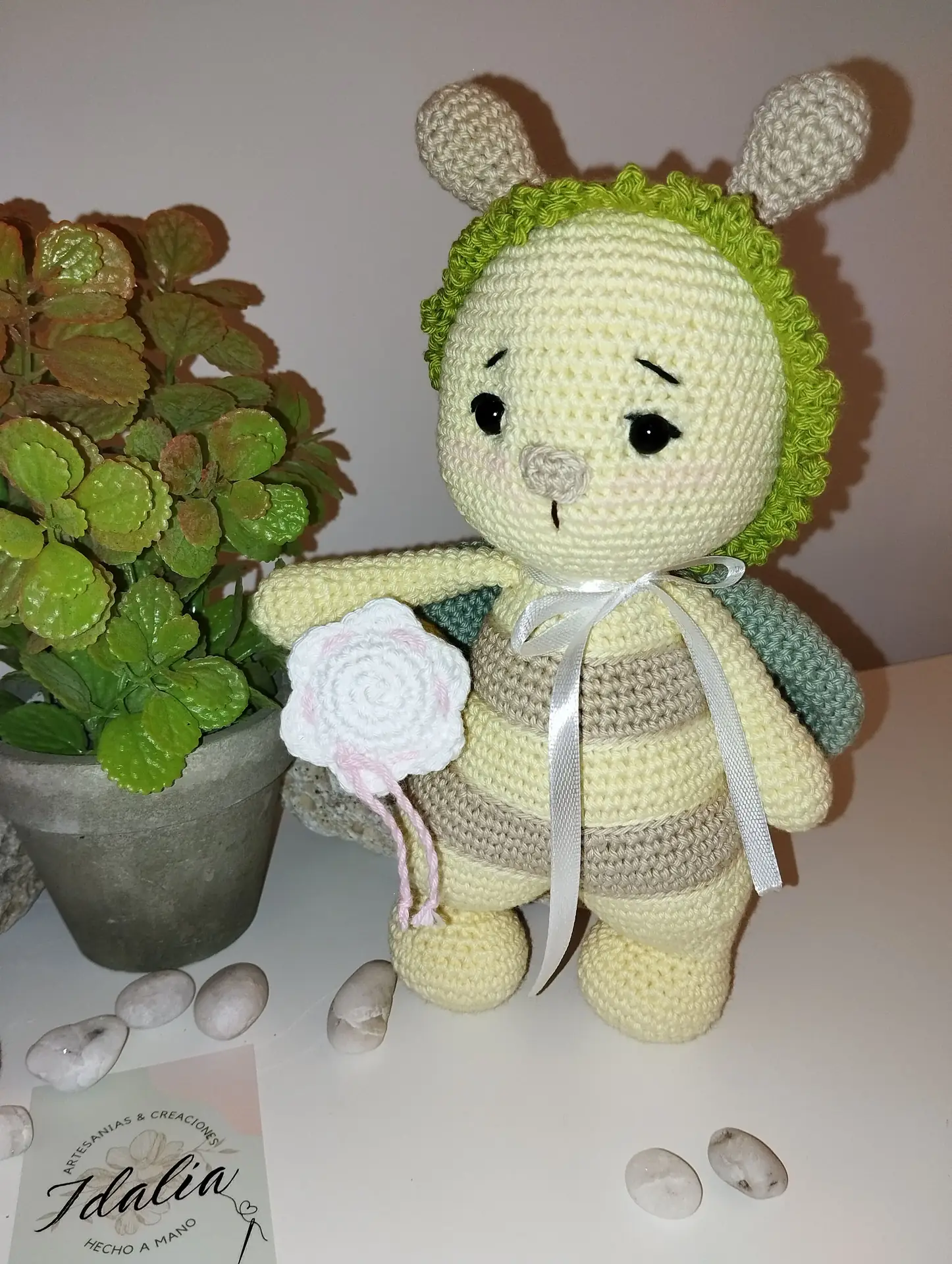 Amigurumi Cleo la mariquita y Bumble la abejita - Imagen 3