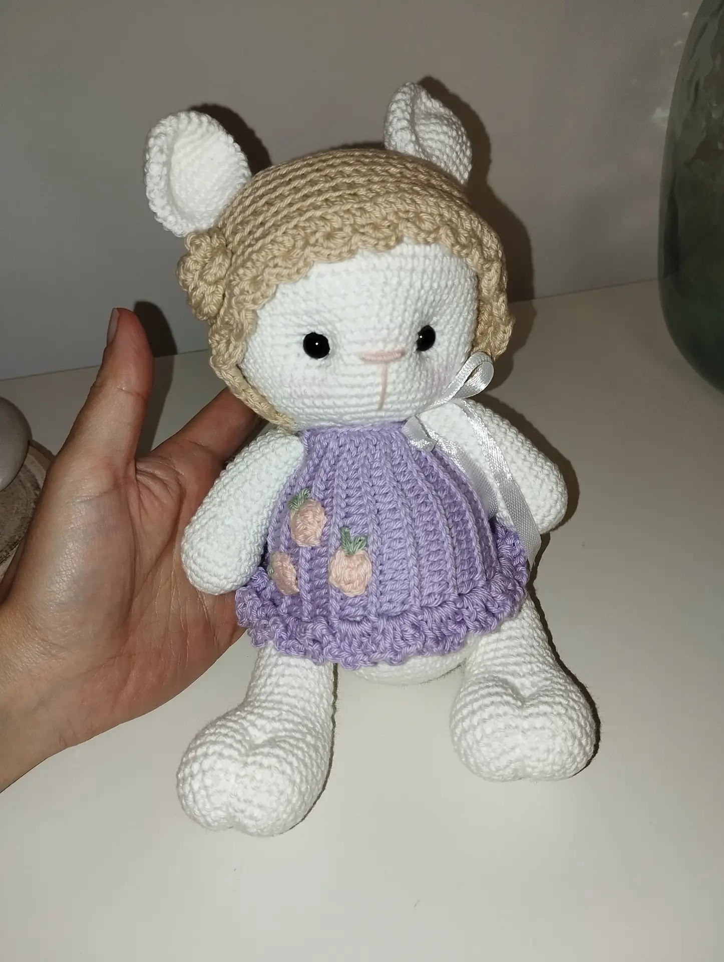 Conejita Pompom amigurumi - Imagen 2