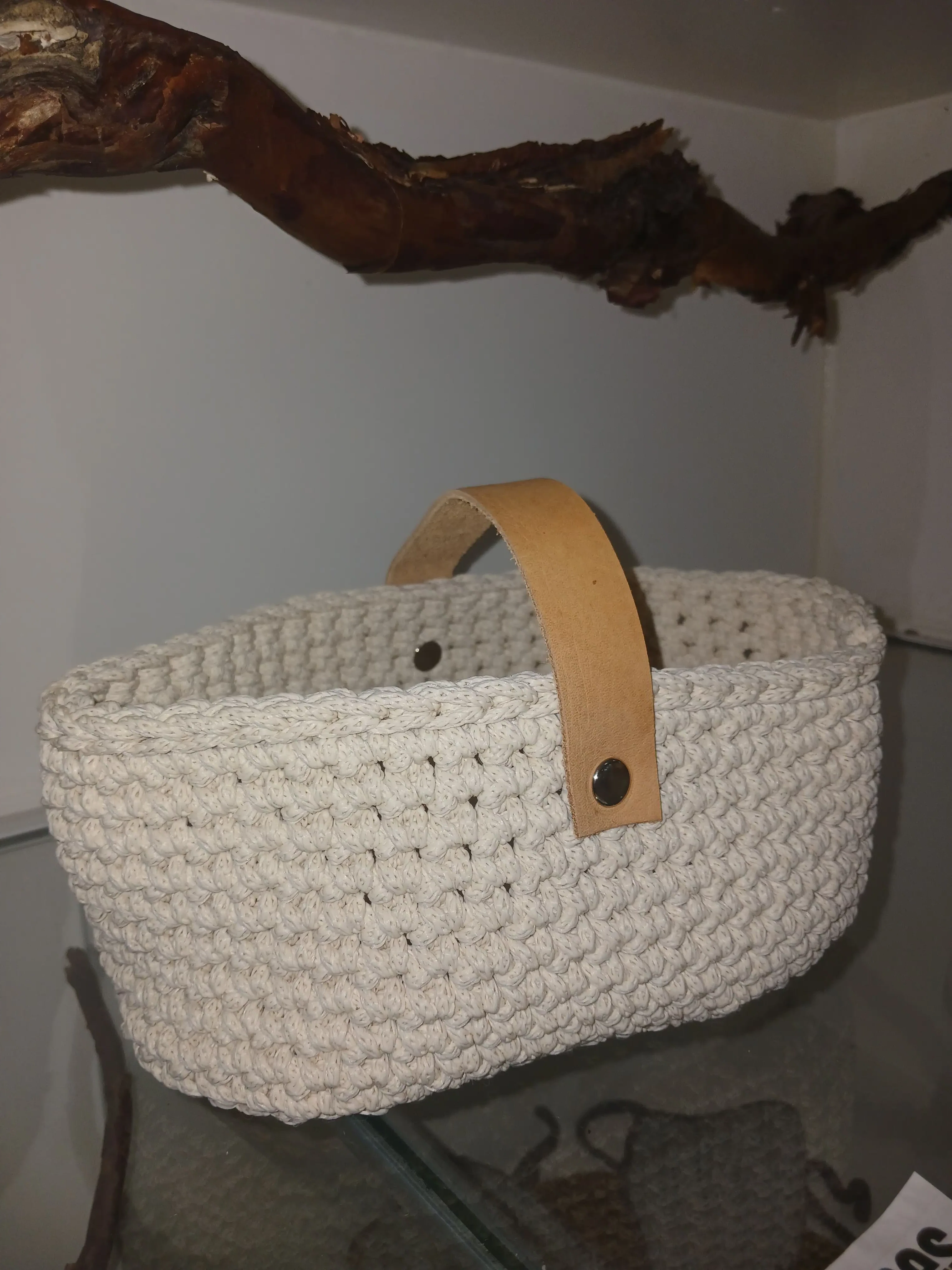 Portapapel tejido a crochet - Imagen 3