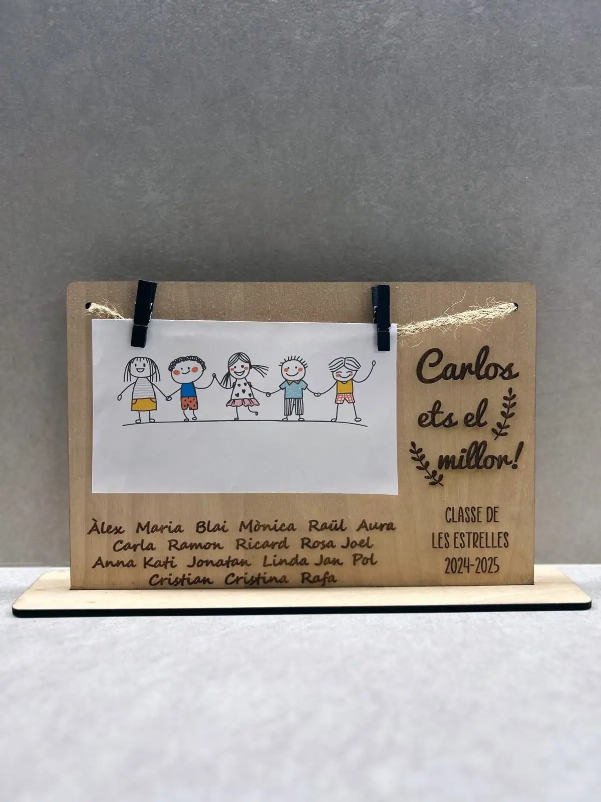 Placa regalo profesor@s