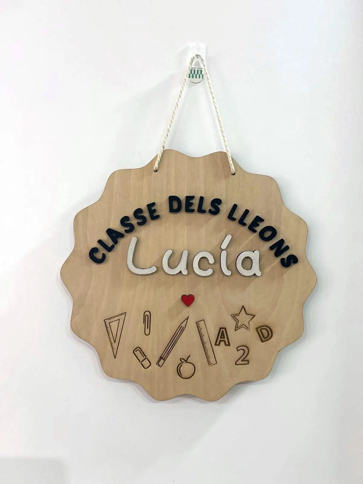 Placa redonda profesor@s