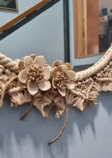 Espejo de macramé - Imagen 2