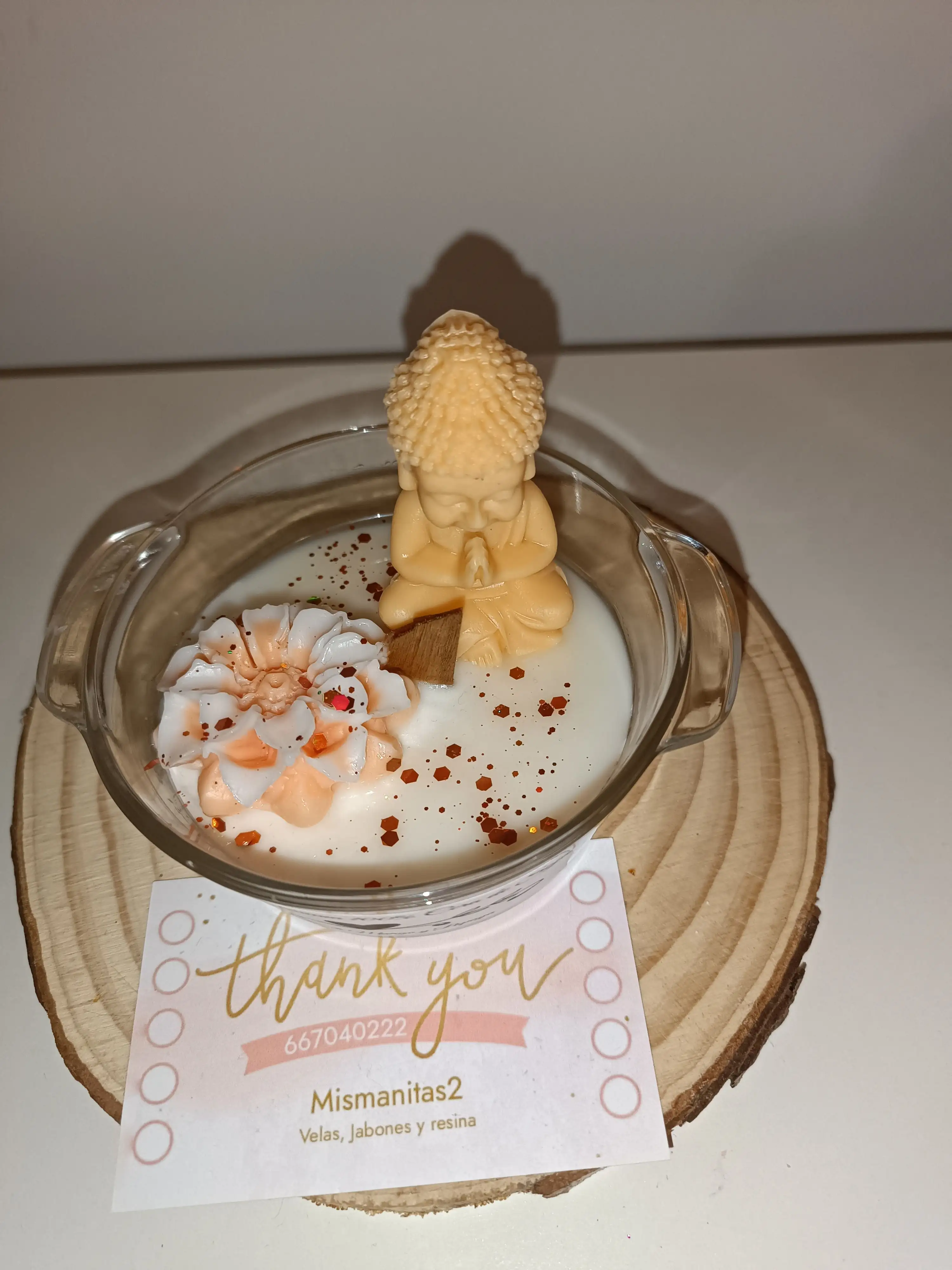 Vela buda con aroma