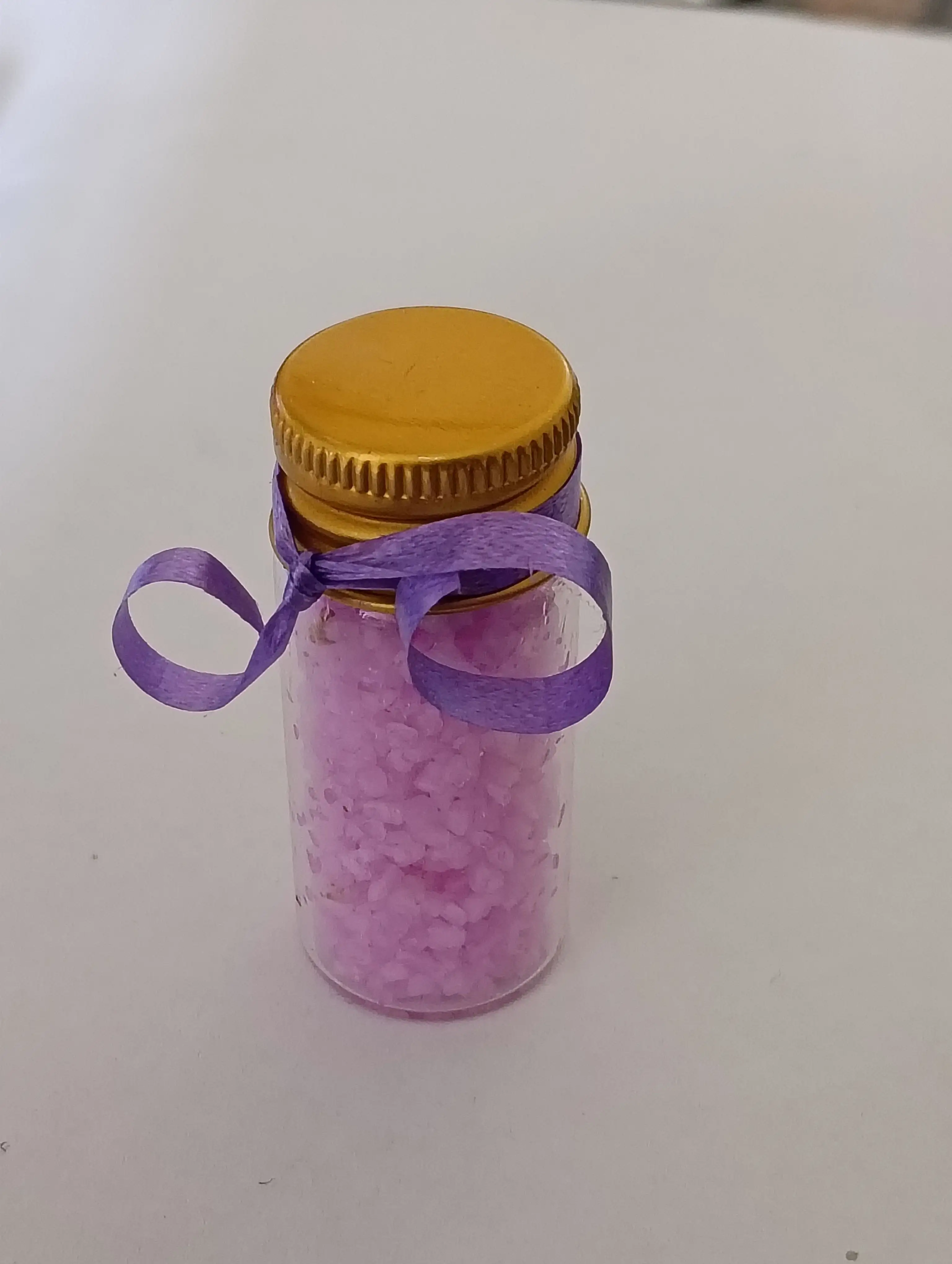 Sal de baño con aroma a lavanda