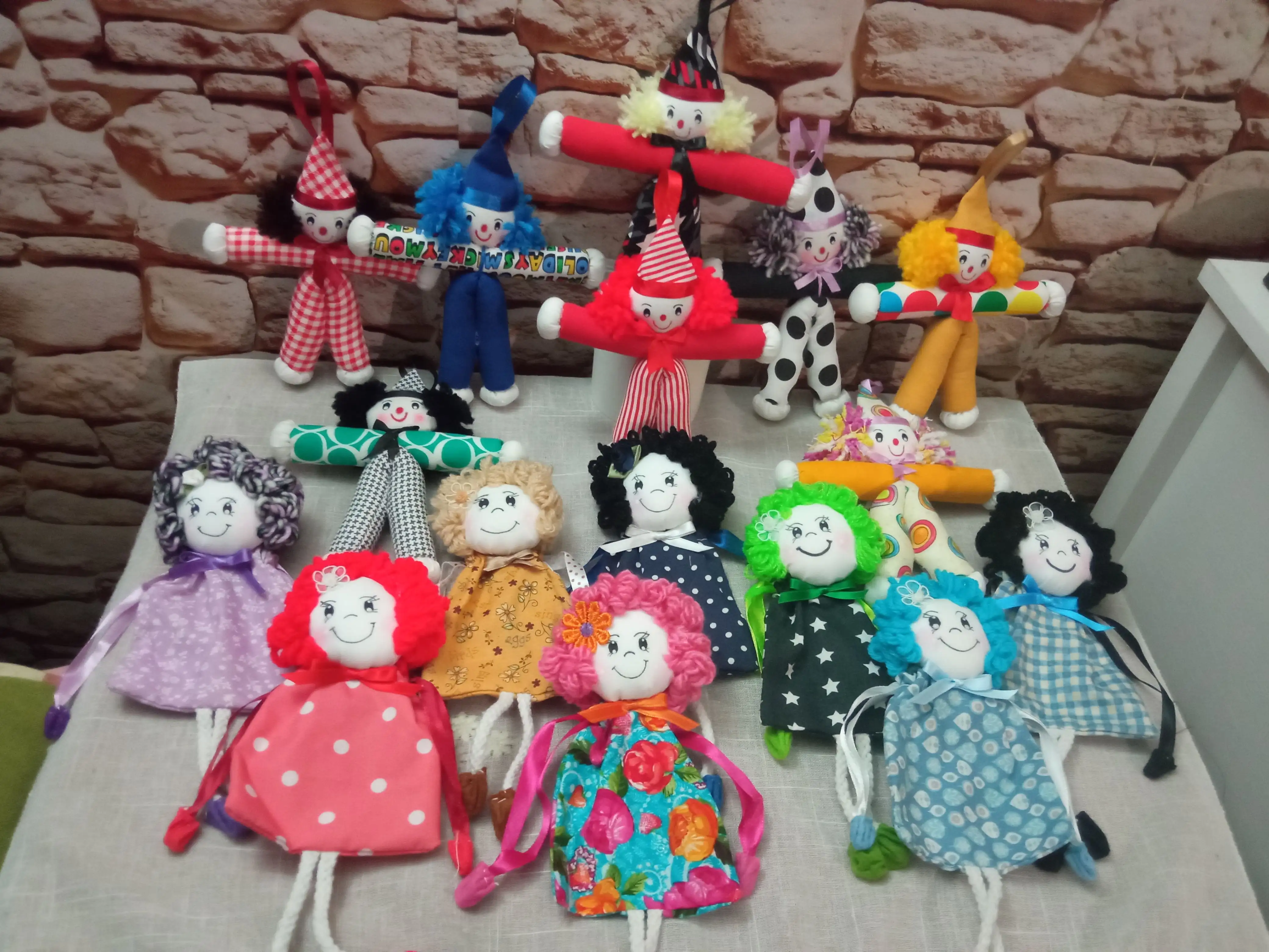Payasos y bolsitas niñas