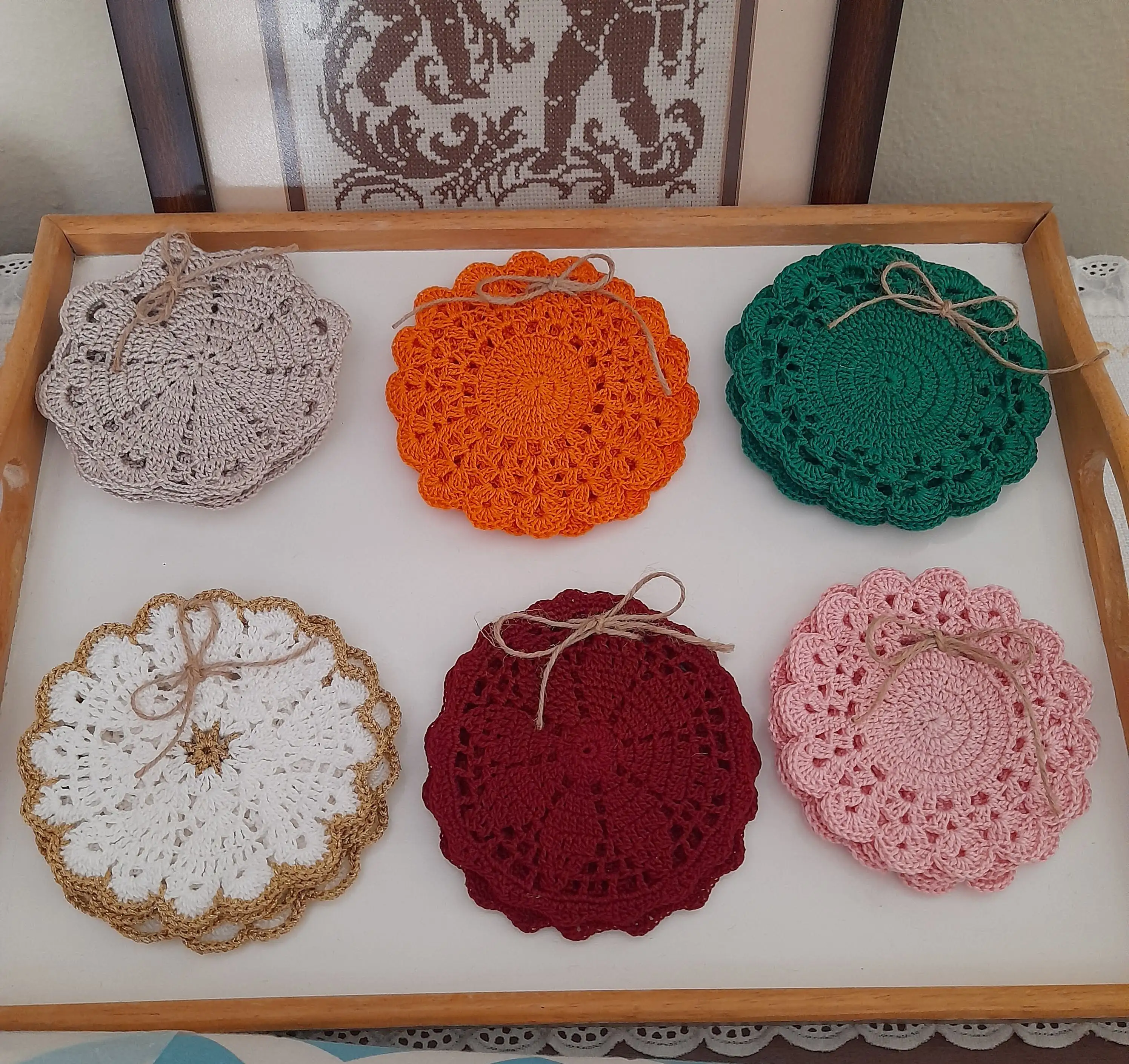 Posataza  a crochet 