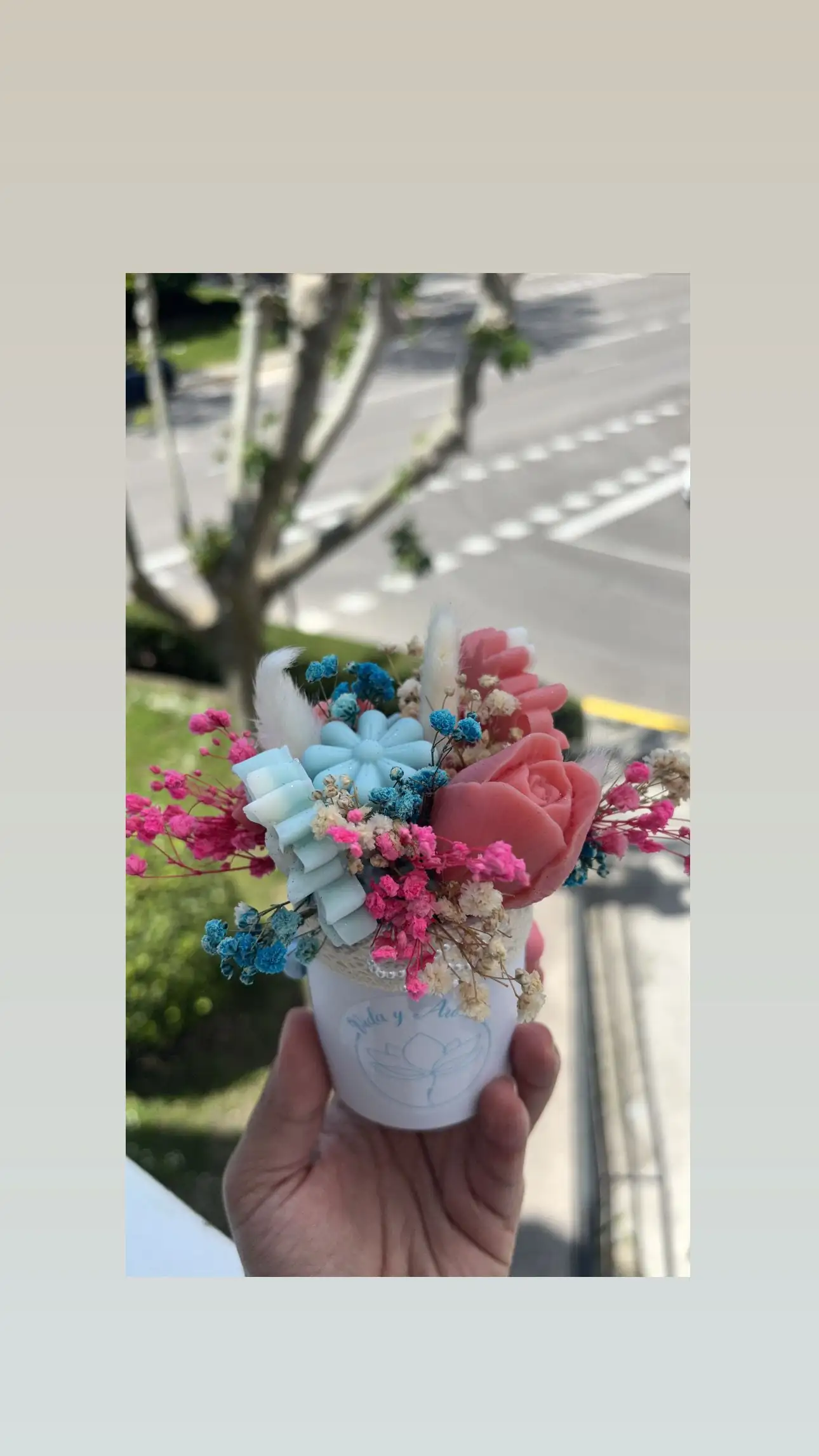 Mini ramo flores  - Imagen 5