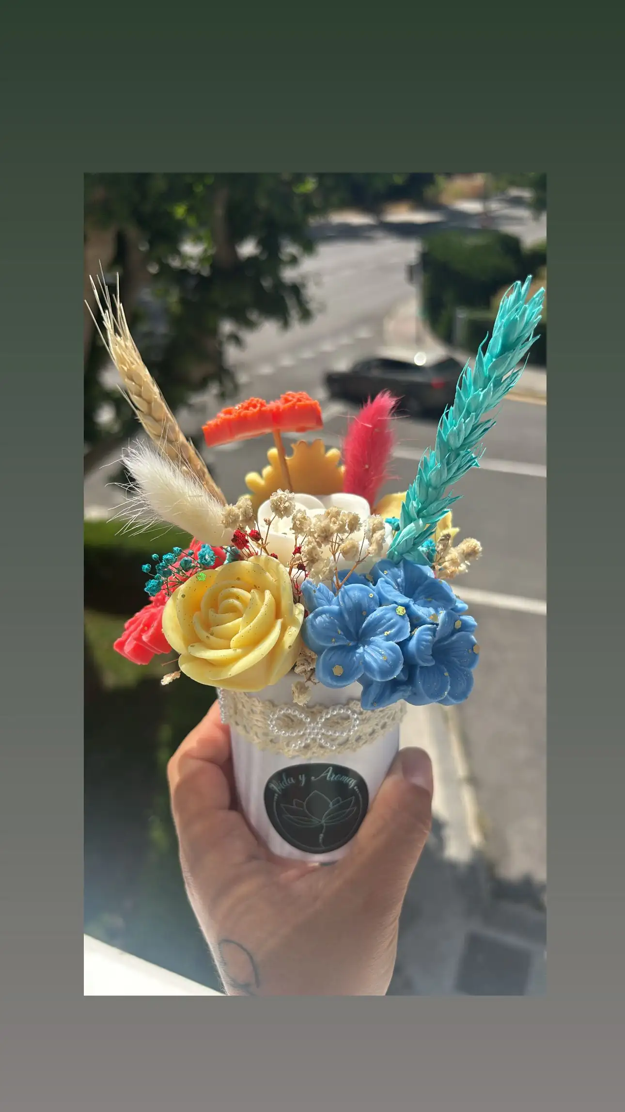 Mini ramo flores  - Imagen 3